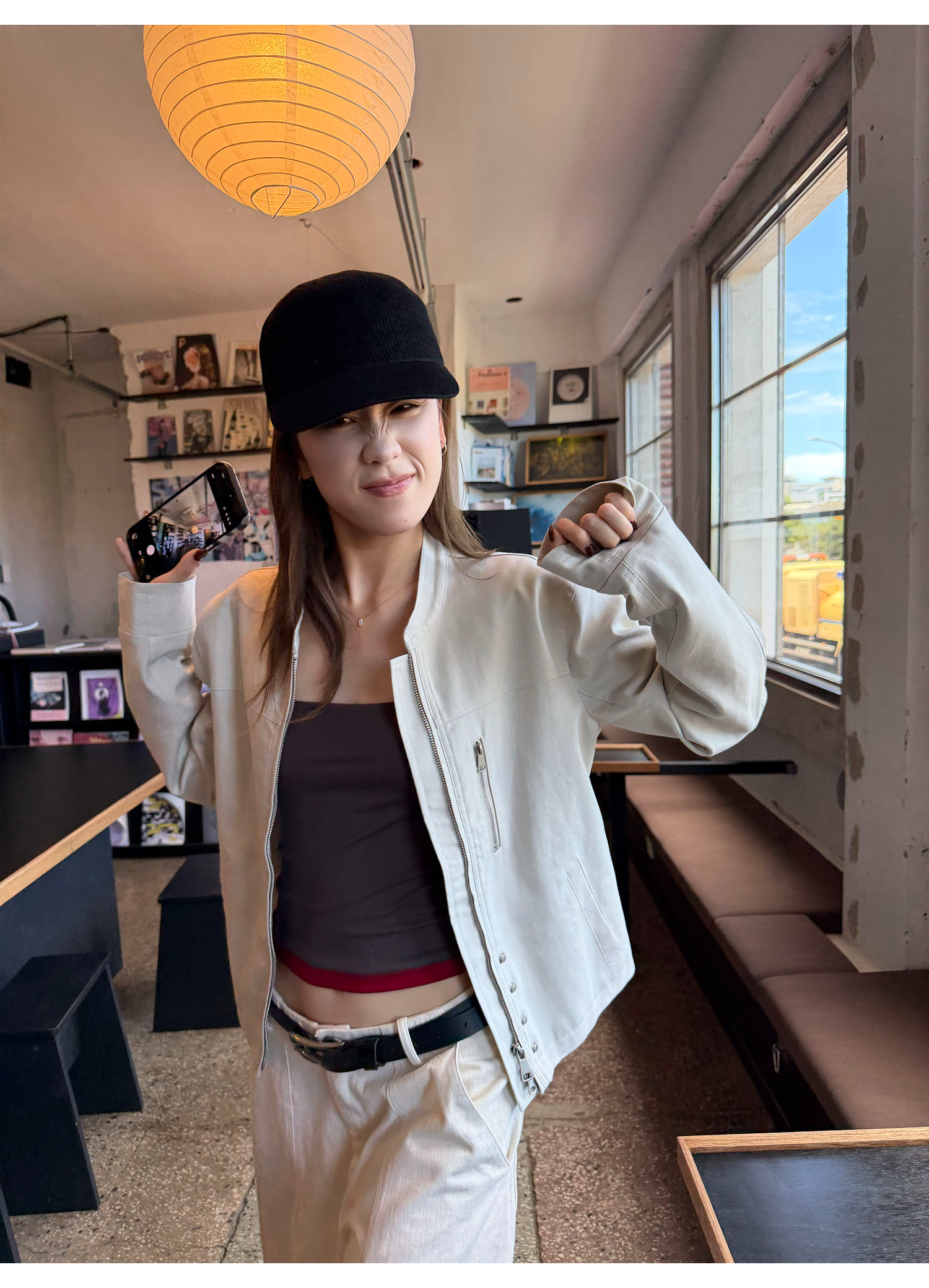 LelyMooch テンセル混 コンパクトジャケット  LEM392