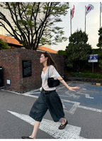 LelyMooch 風をまとう、ギャザーバルーンパンツ  LEM365