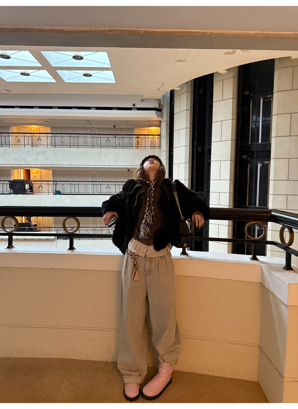 LelyMooch もこもこボアフードコート  LEM269