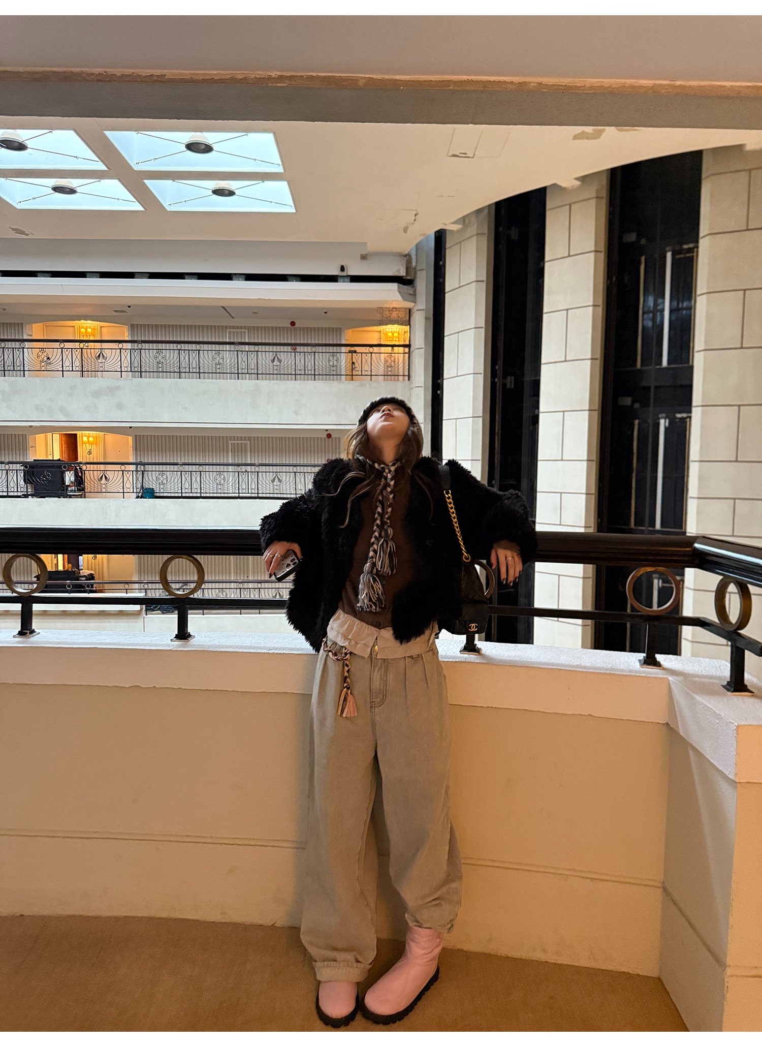 LelyMooch もこもこボアフードコート  LEM269