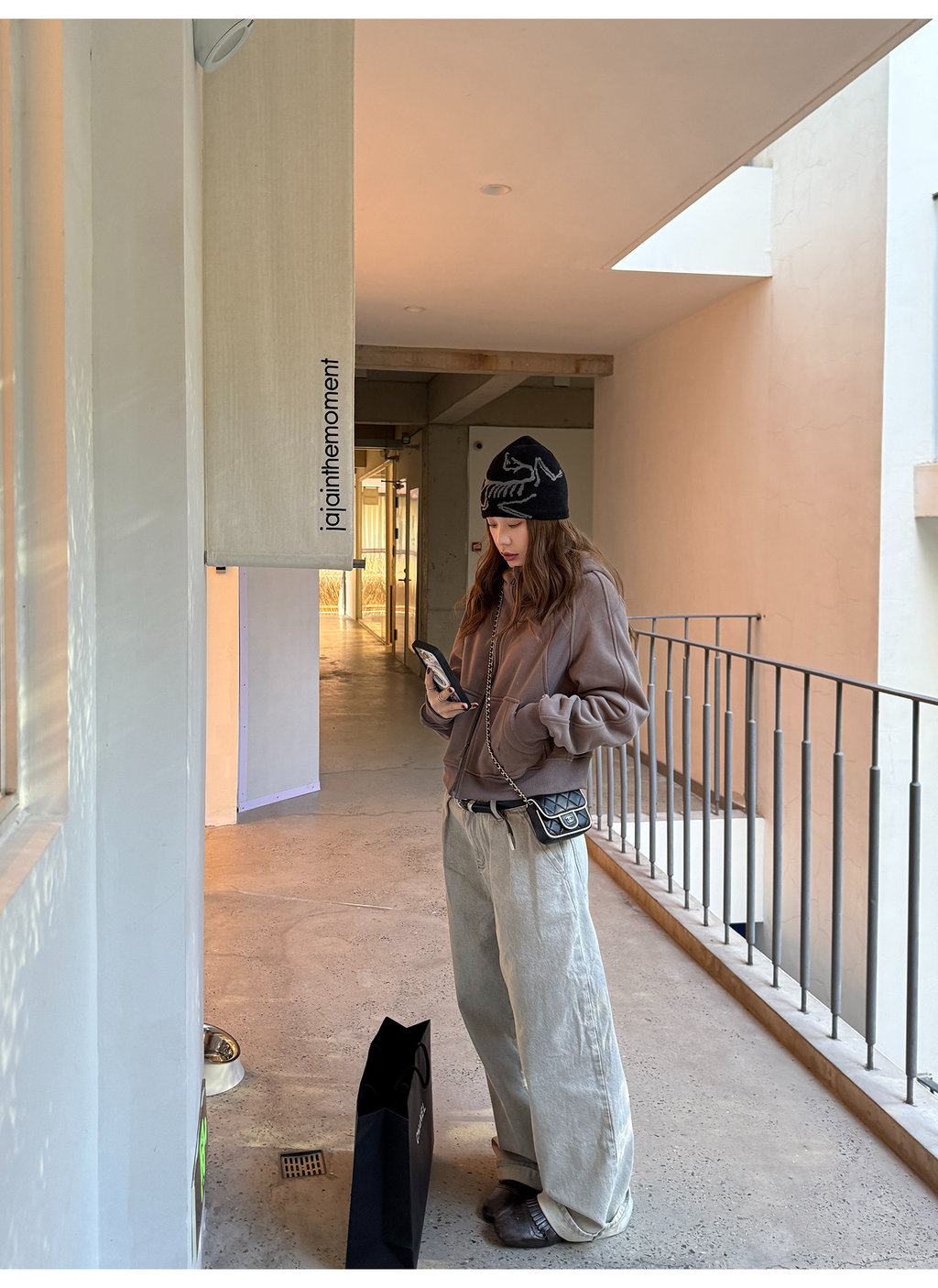 LelyMooch 韓ストムード アッシュホワイトデニム  LEM270