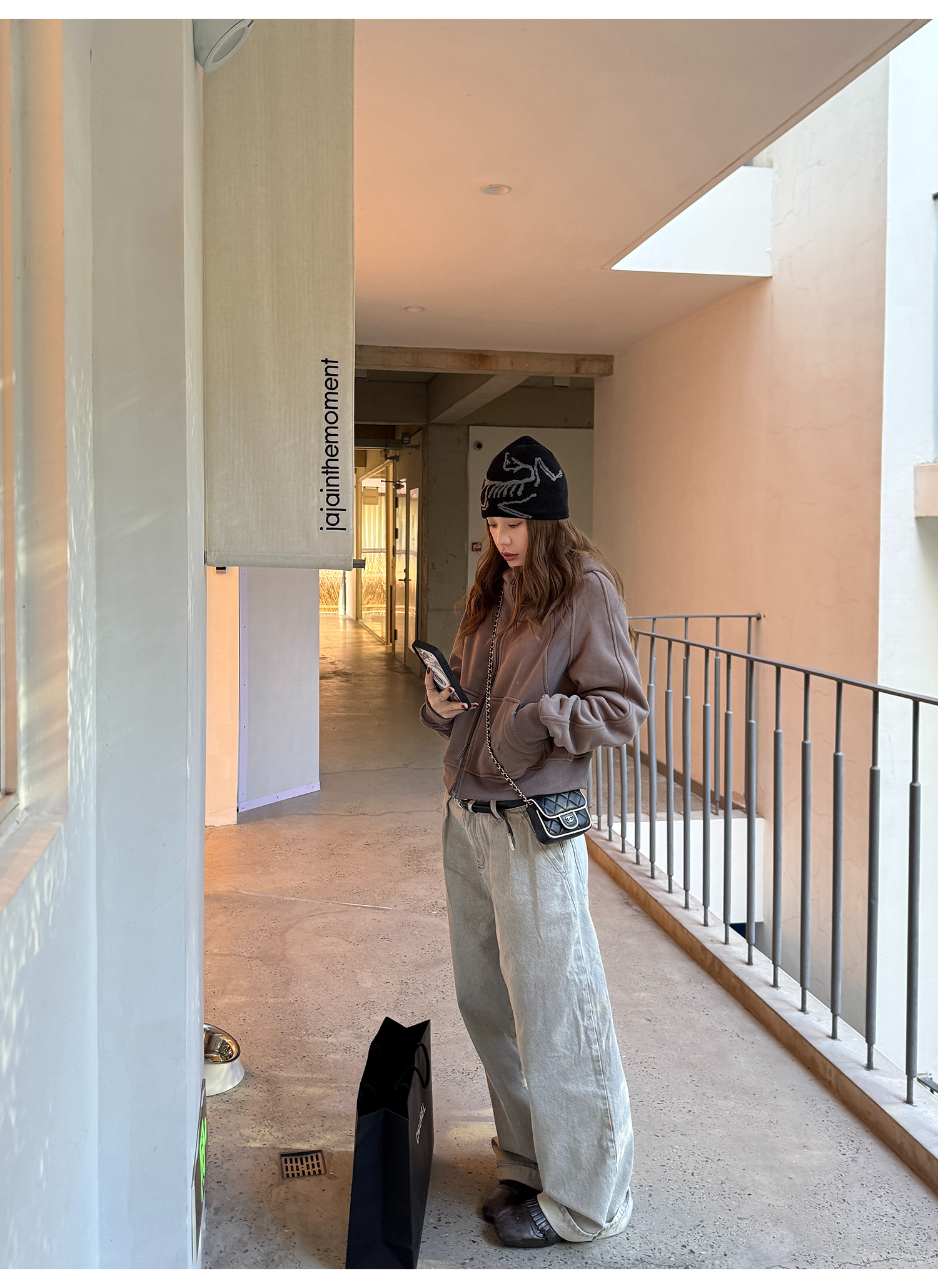 LelyMooch 韓ストムード アッシュホワイトデニム  LEM270