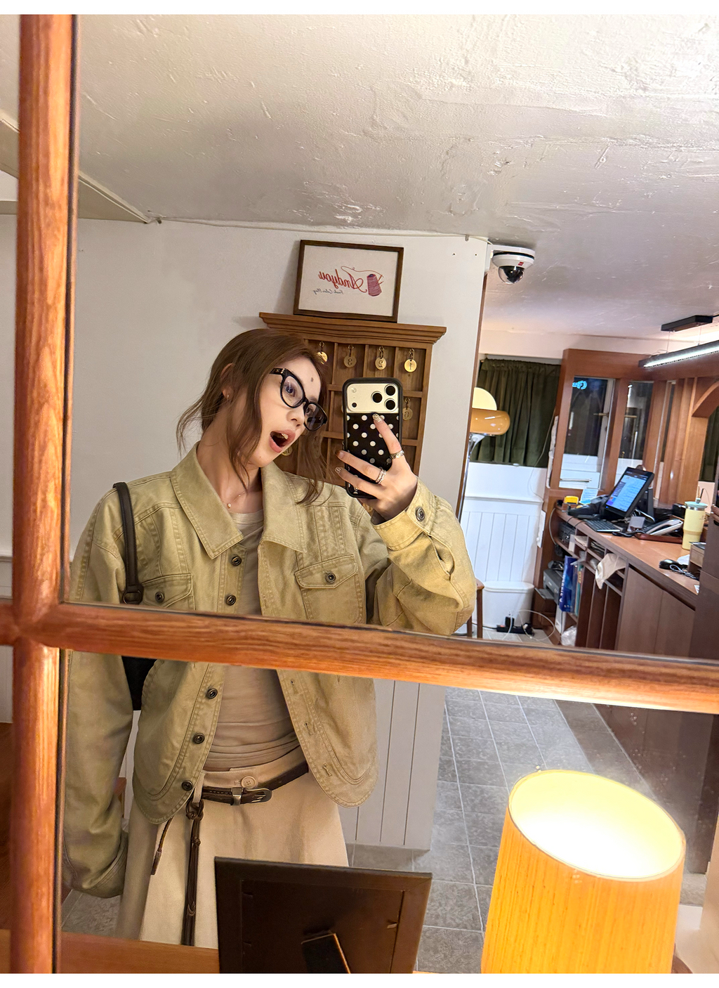 LelyMooch 裏フリースショートジャケット  LEM256