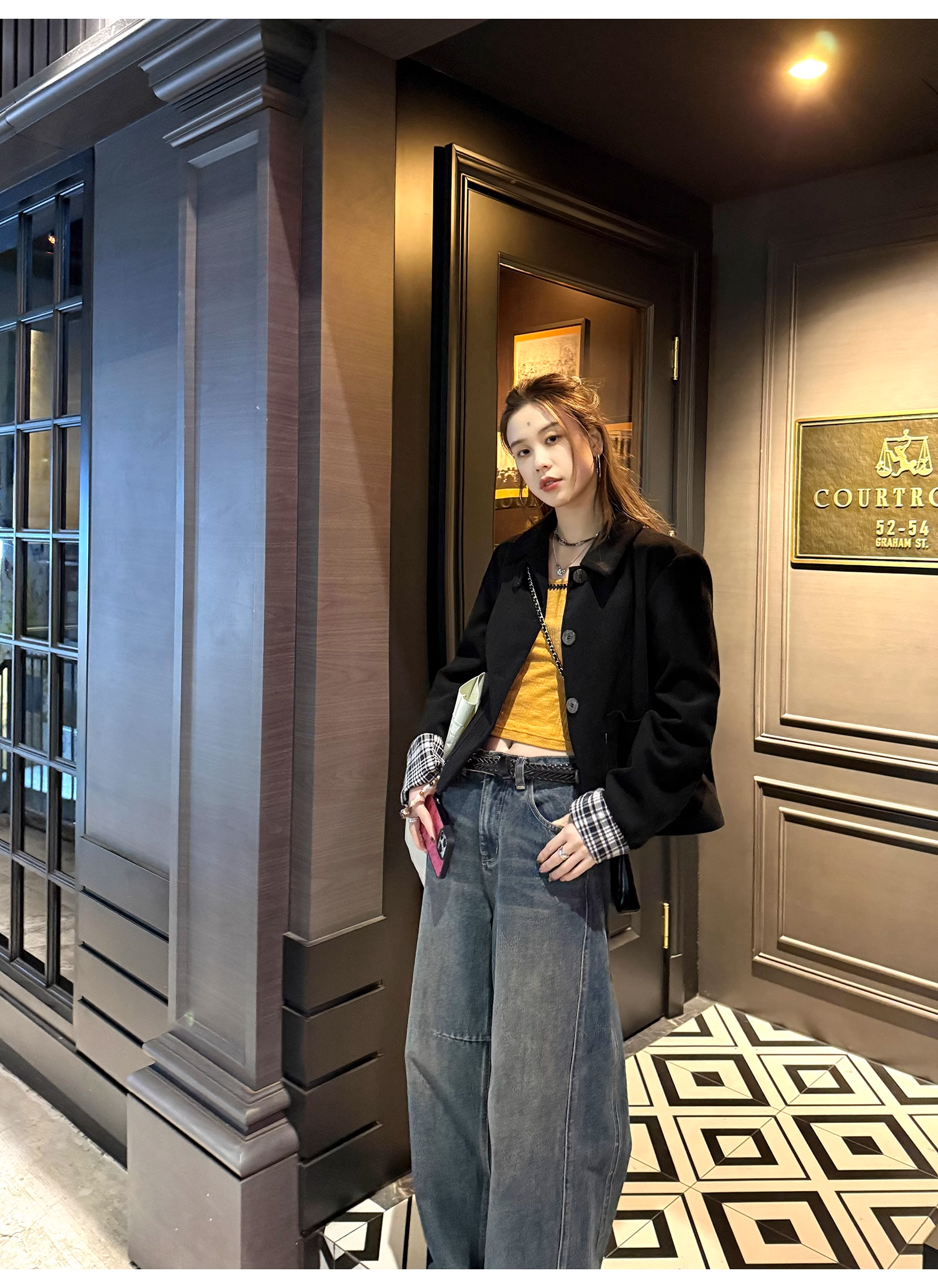 LelyMooch  ウォッシュブルーのジーンズ  LEM087