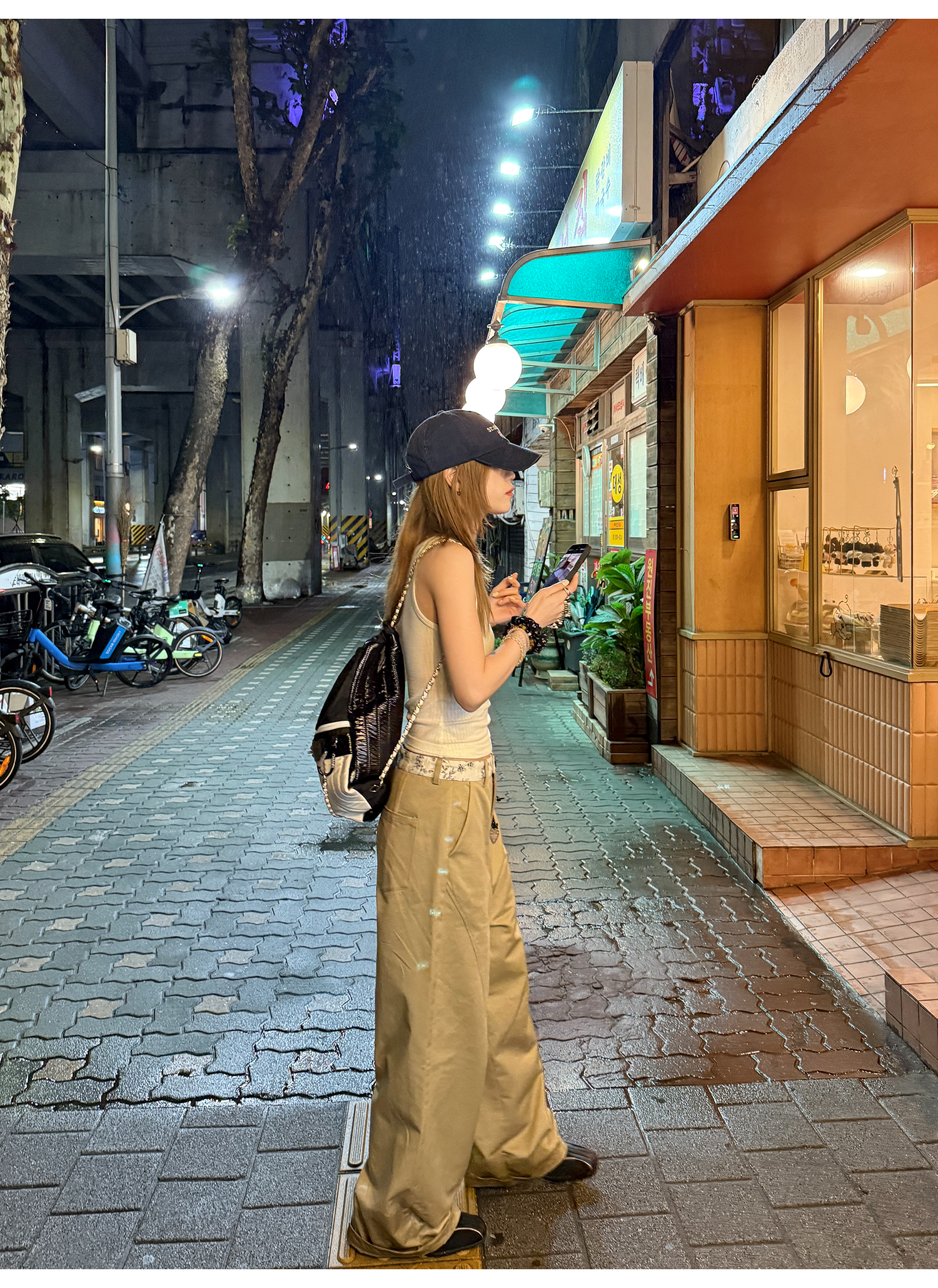 LelyMooch 黄金比カットチノパン  LEM174