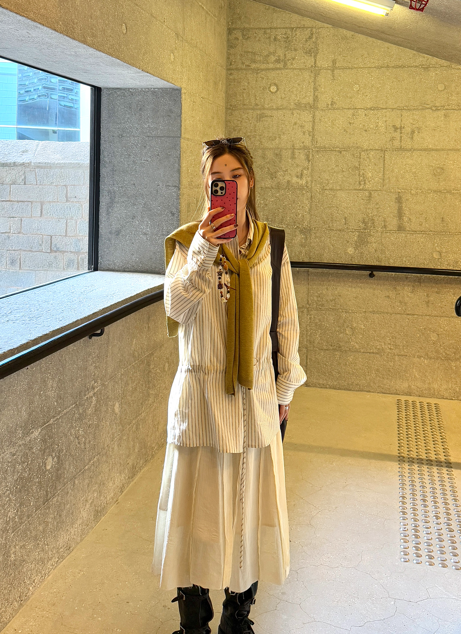 LelyMooch High Waist Uneven Skirt LEM090