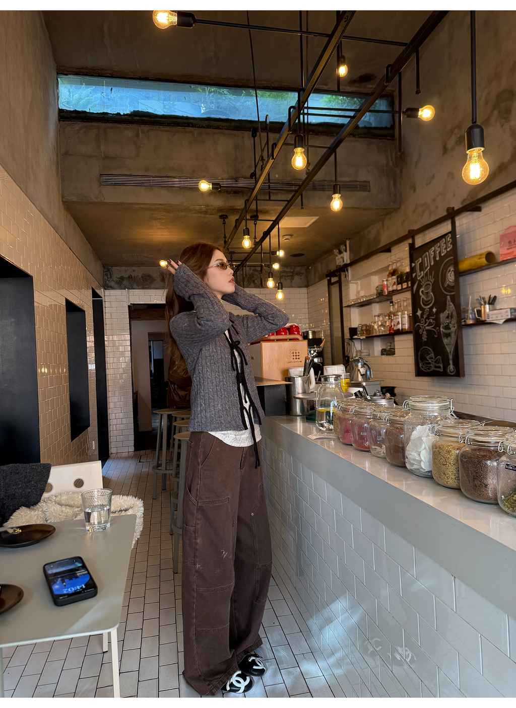 LelyMooch ハンティングムード ワイドパンツ  LEM271