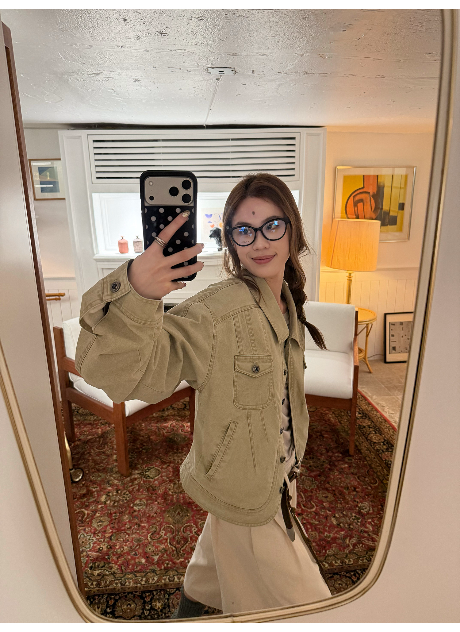 LelyMooch 裏フリースショートジャケット  LEM256