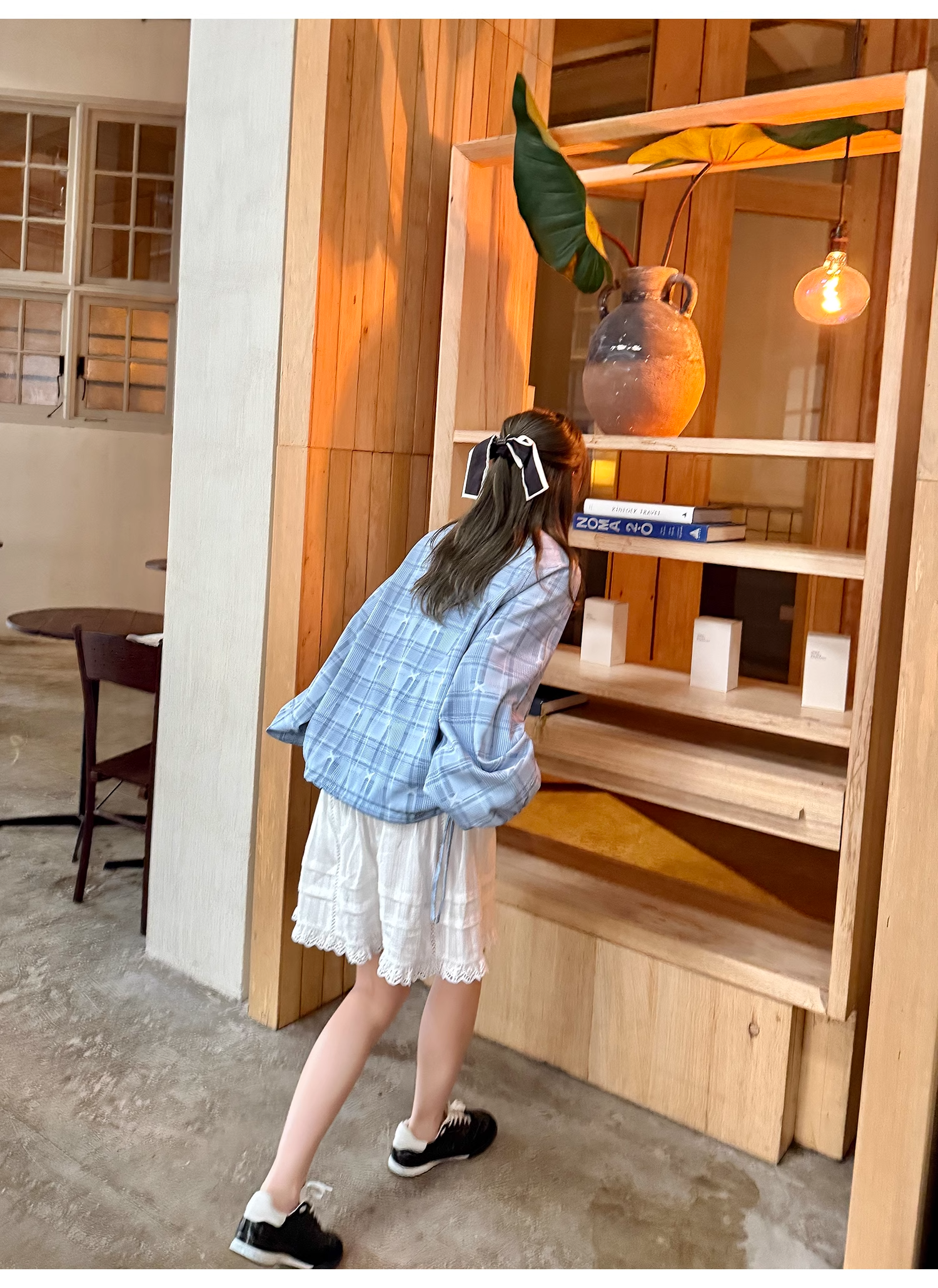 LelyMooch  白 スカート ミニ 透け防止  LEM105