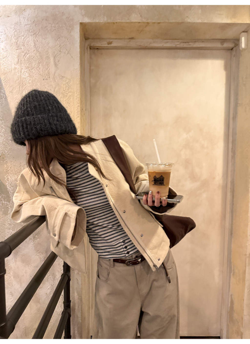 LelyMooch 厚手コーデュロイライダースジャケット LEM245