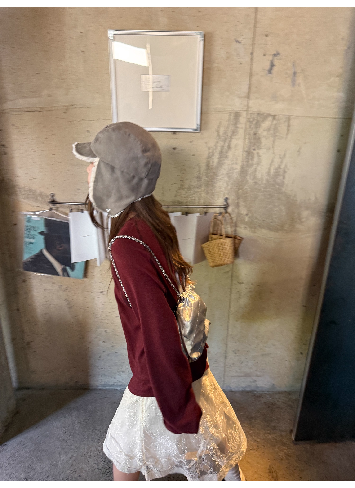 LelyMooch 刺繍ハートのベロアロンT　LEM241