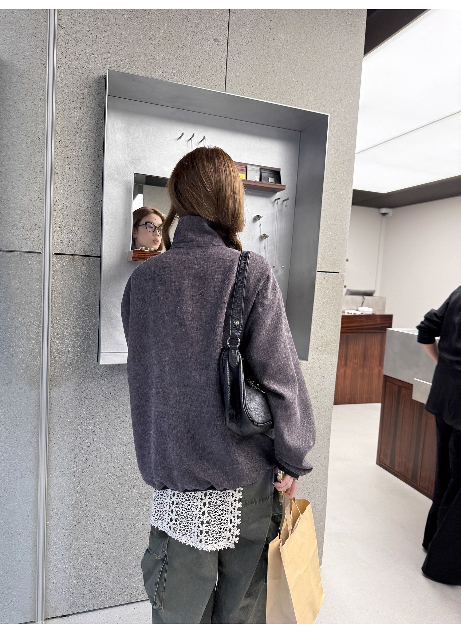 LelyMooch コットン刺しゅうスカートカバー  LEM258