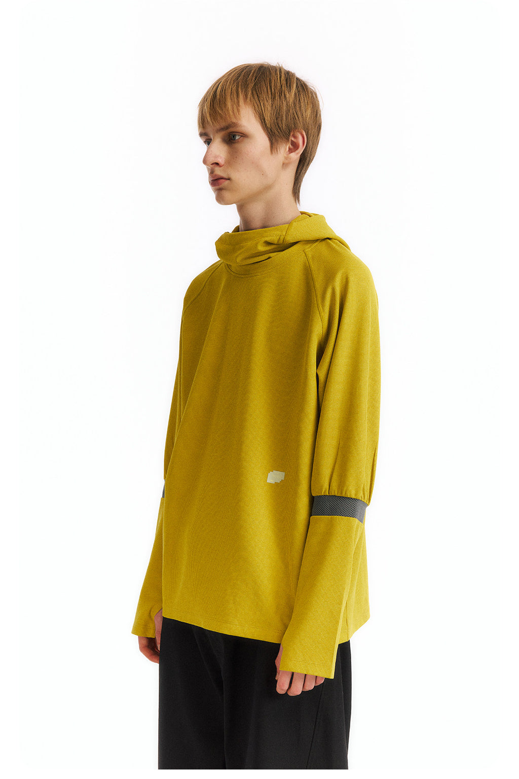 メッシュワッフルフーディー  LOM091