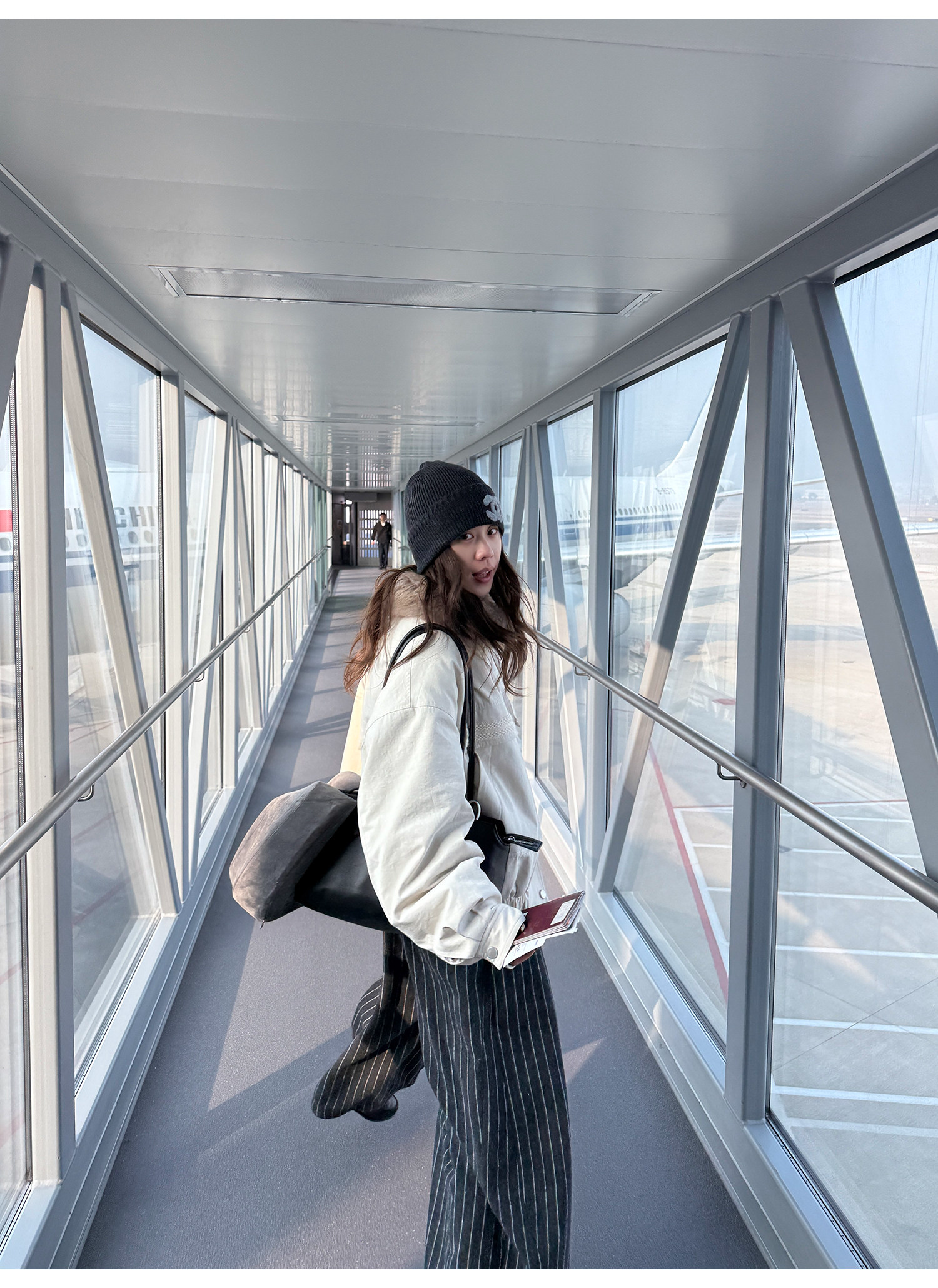 LelyMooch 取り外し襟付き 中綿ショートアウター  LEM305