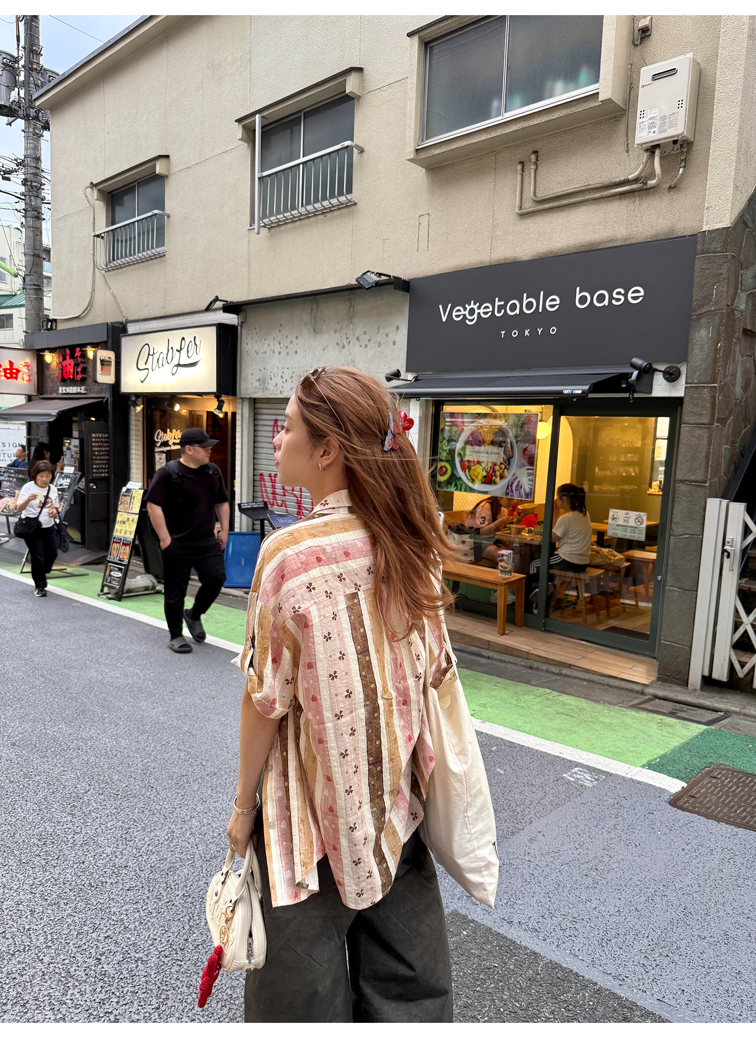 LelyMooch ハート×クローバー柄シャツ  LEM185