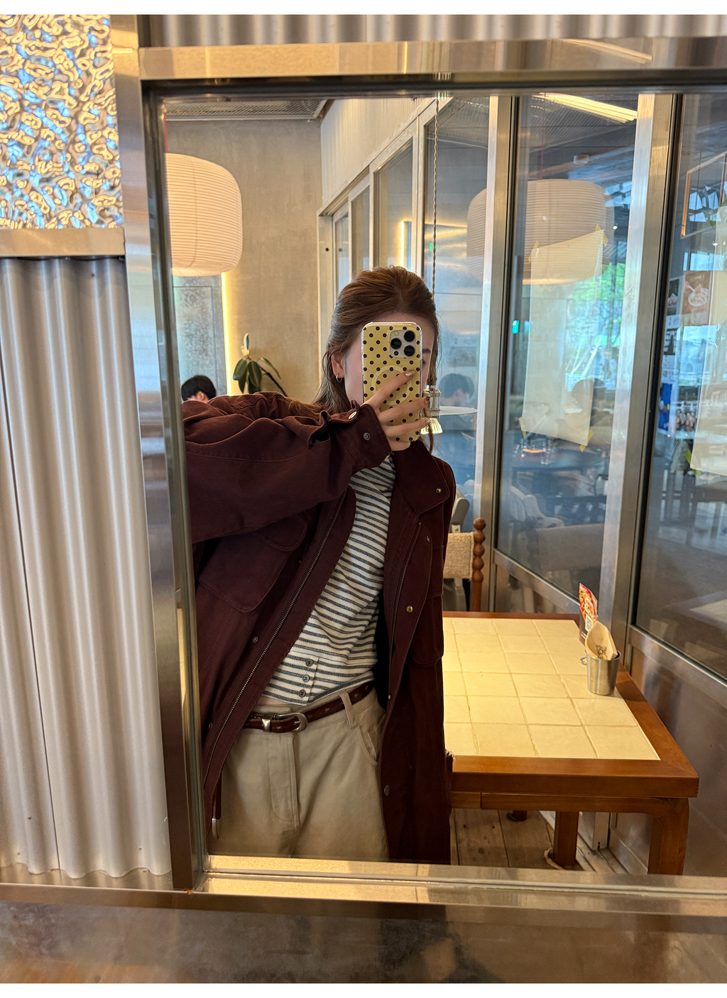 LelyMooch ゆるっとフリースワークジャケット  LEM242