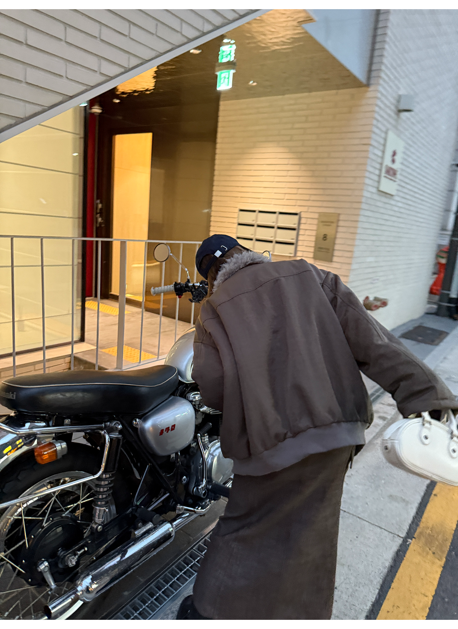 LelyMooch エコファーライナー付きモッズコート　LEM259