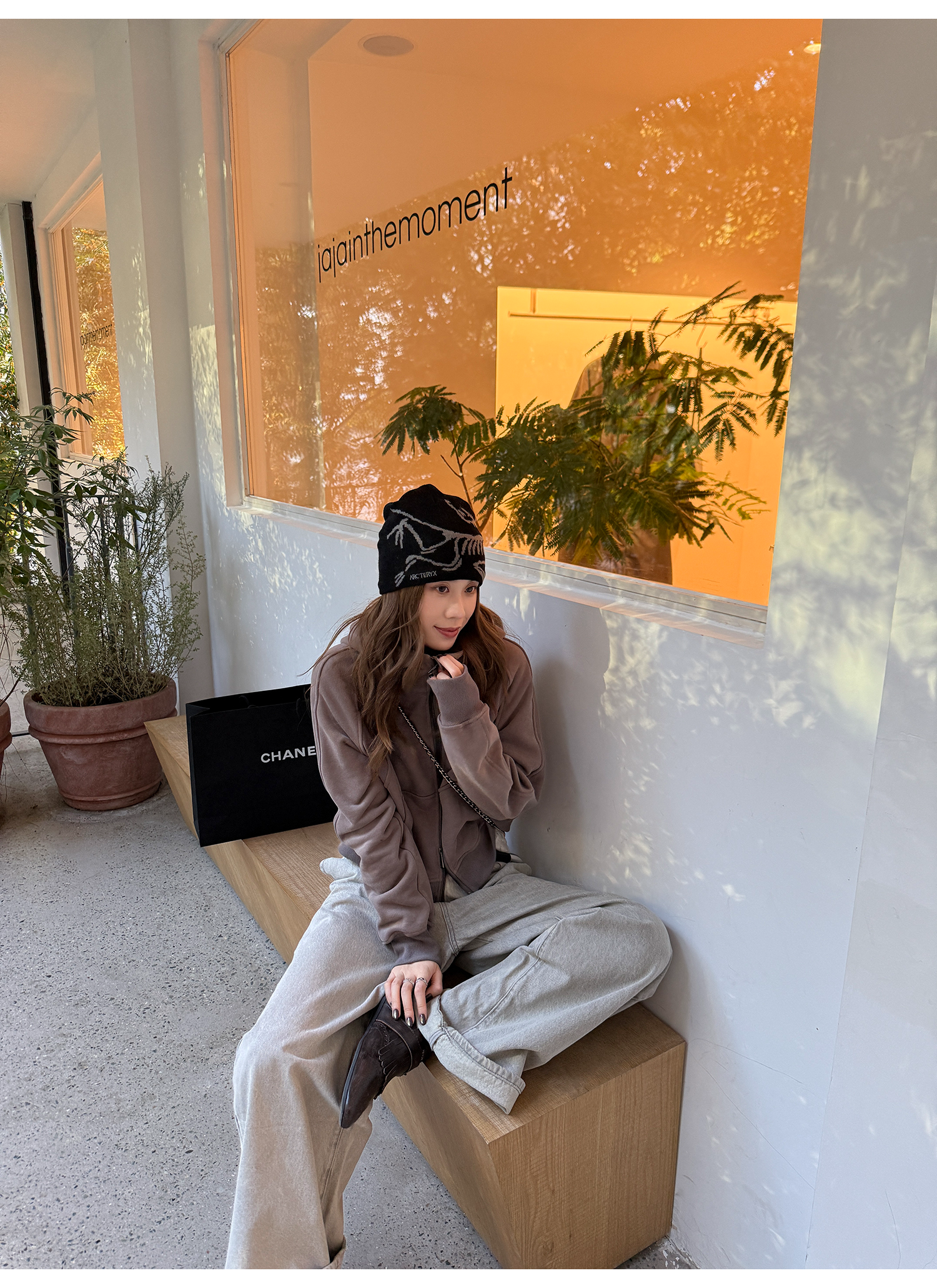 LelyMooch 韓ストムード アッシュホワイトデニム  LEM270