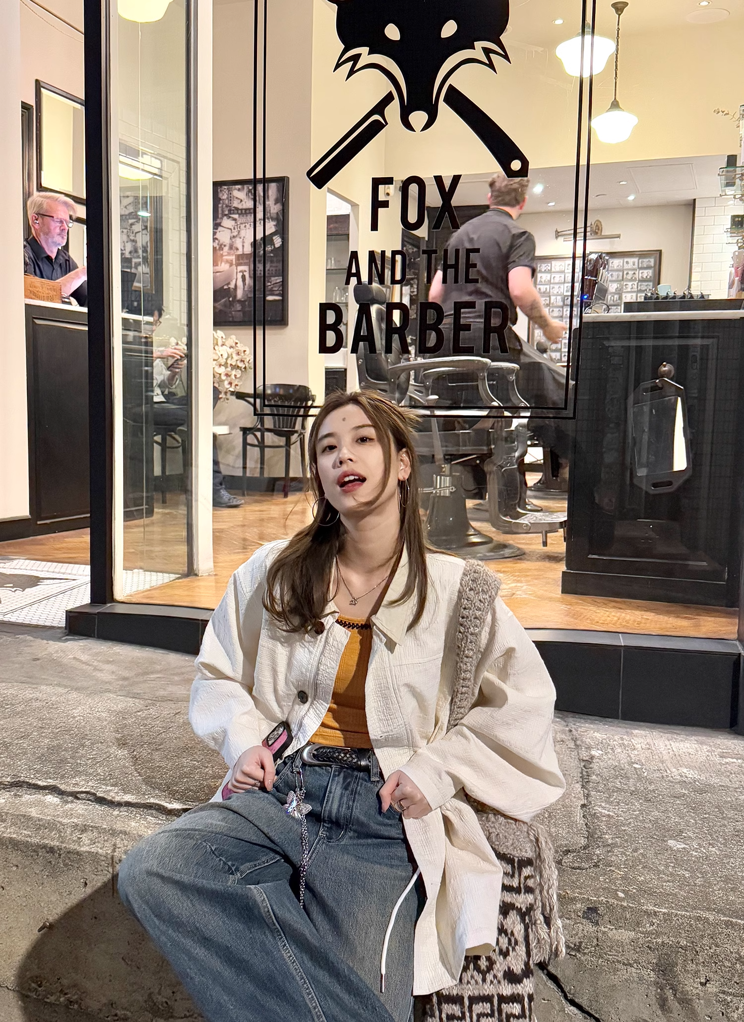 LelyMooch Checkered Trench Coat Midi Length LEM077