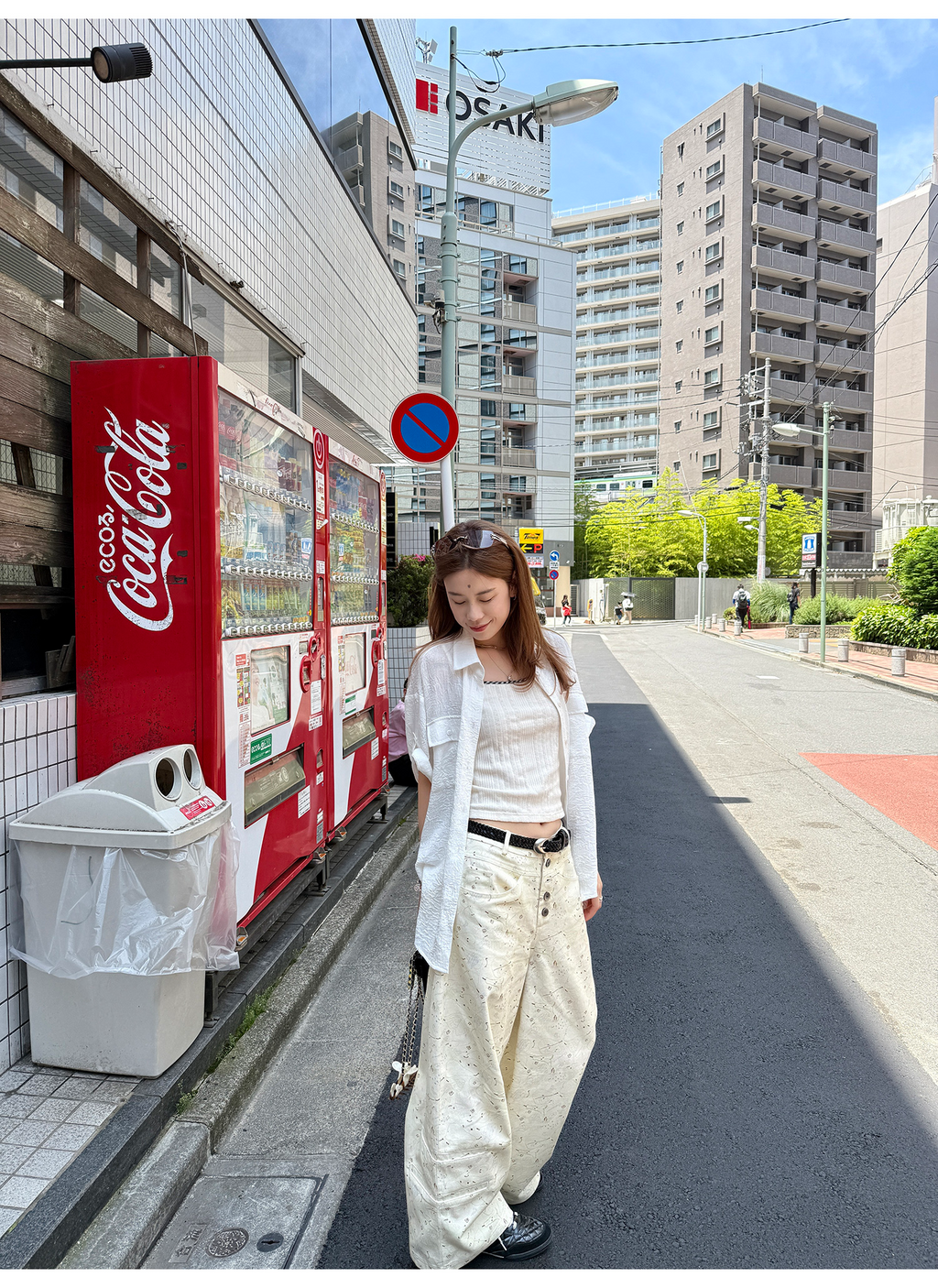 LelyMooch アート柄ルーズフィットパンツ  LEM183