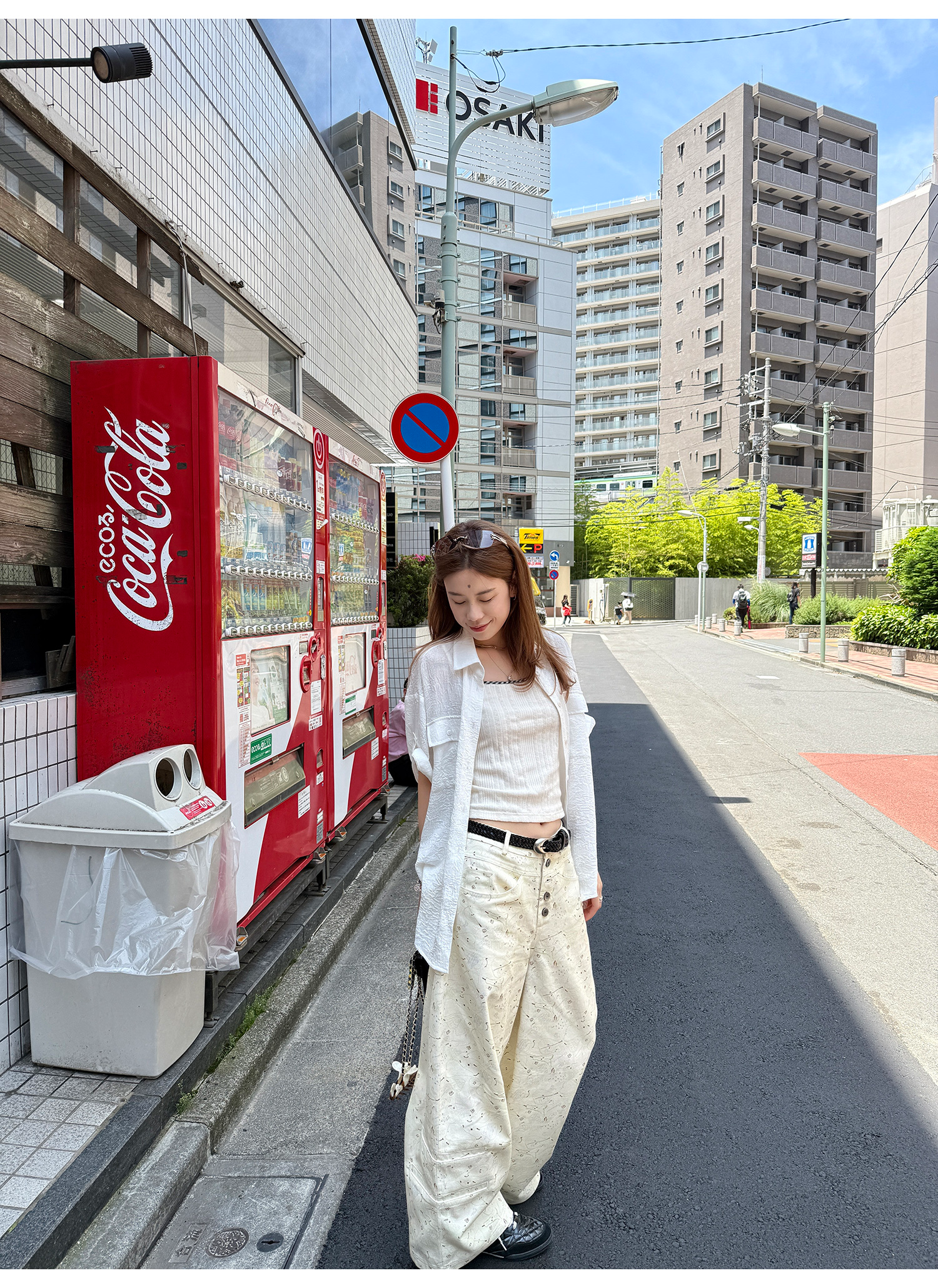 LelyMooch アート柄ルーズフィットパンツ  LEM183