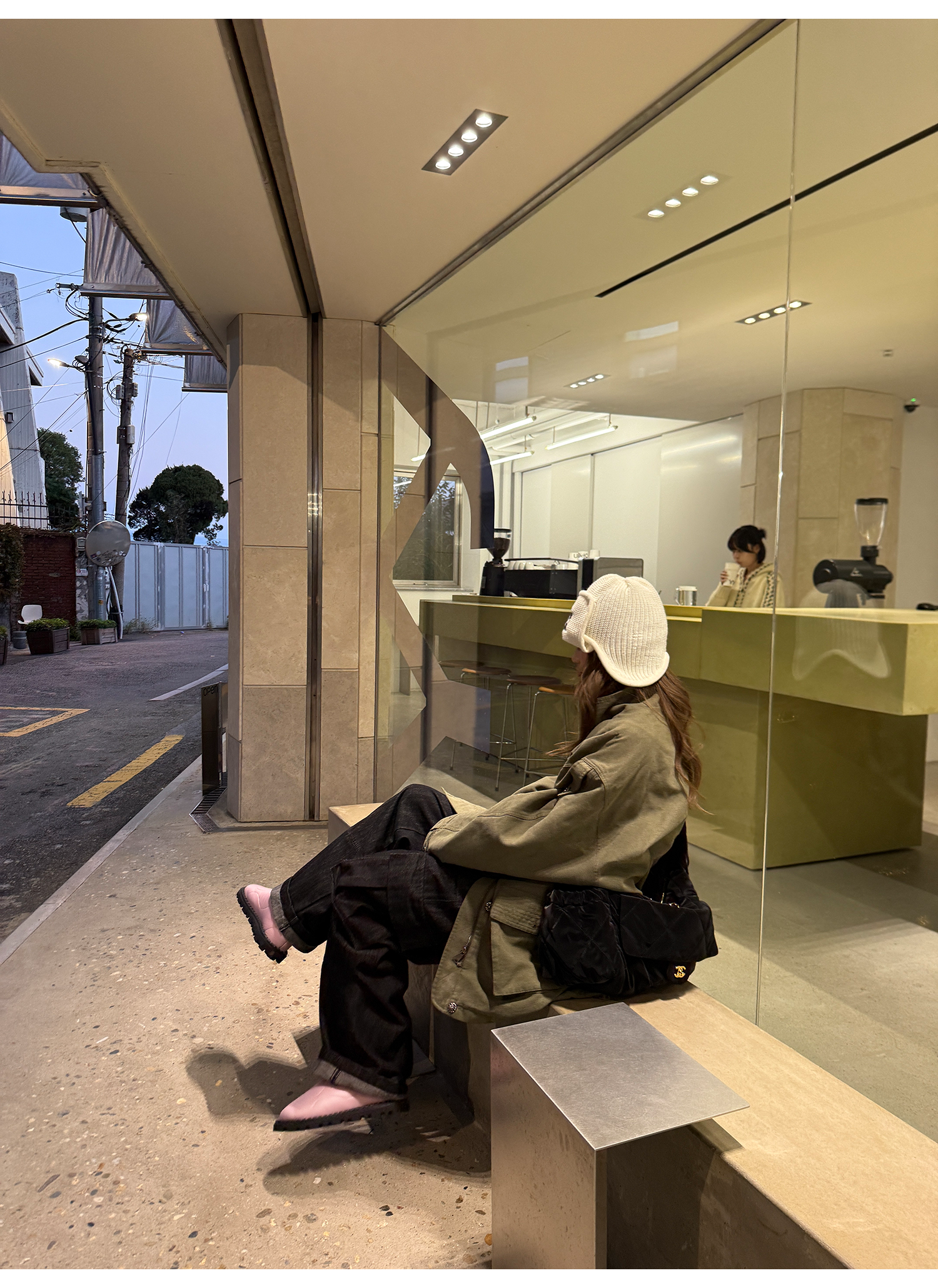 LelyMooch ヴィンテージ風クロスボタンワークジャケット  LEM262