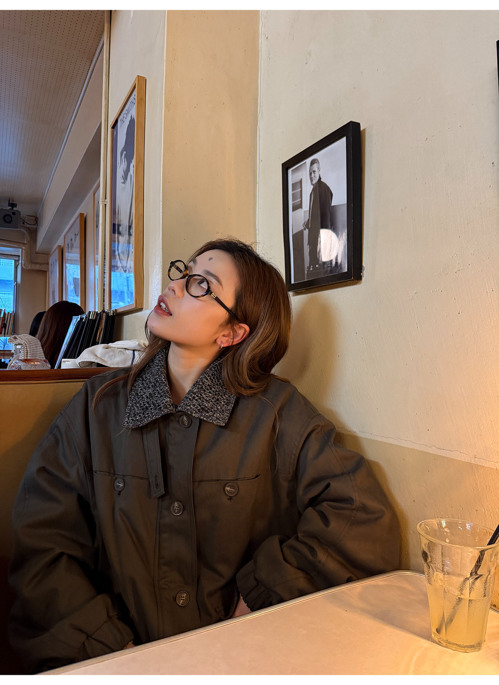 LelyMooch 2種類の襟を自由に切り替え・中綿ジャケット  LEM282