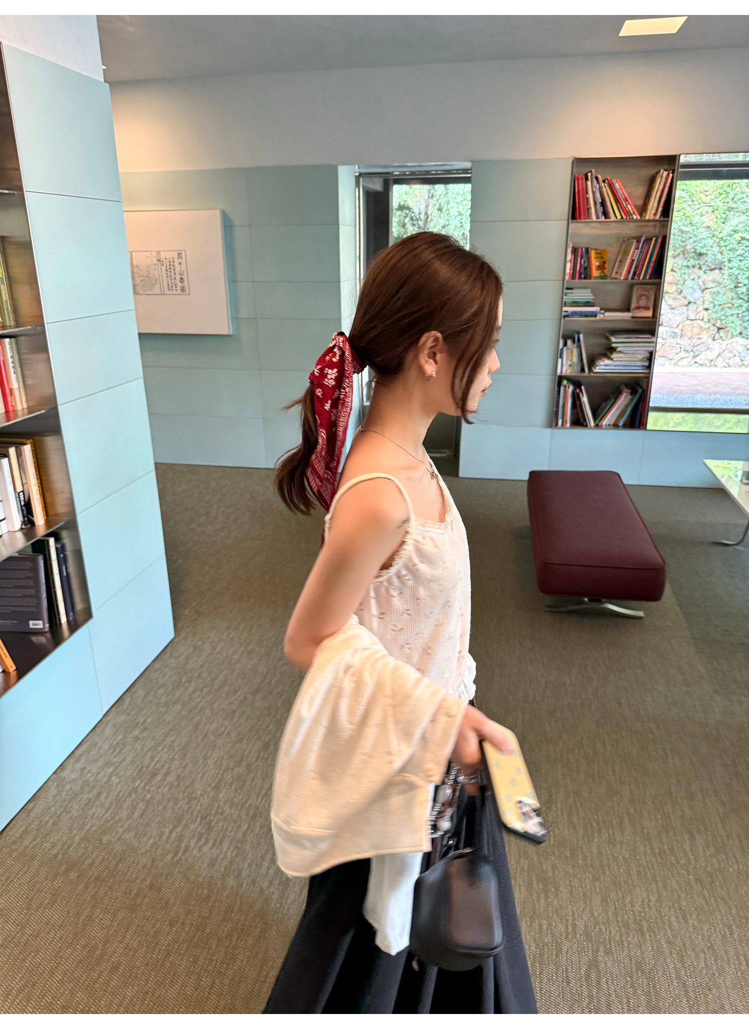 LelyMooch ニットカーデ＆レースキャミセット  LEM209