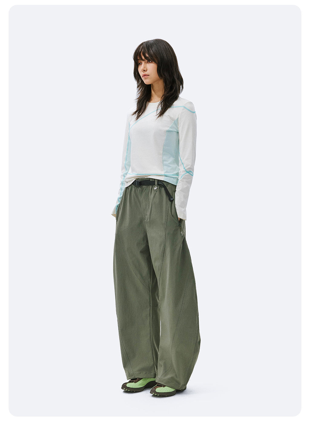 カーブ高耐久素材・マウンテンワークパンツ  LOM033