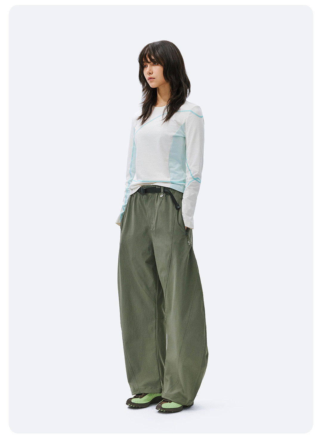 カーブ高耐久素材・マウンテンワークパンツ  LOM033