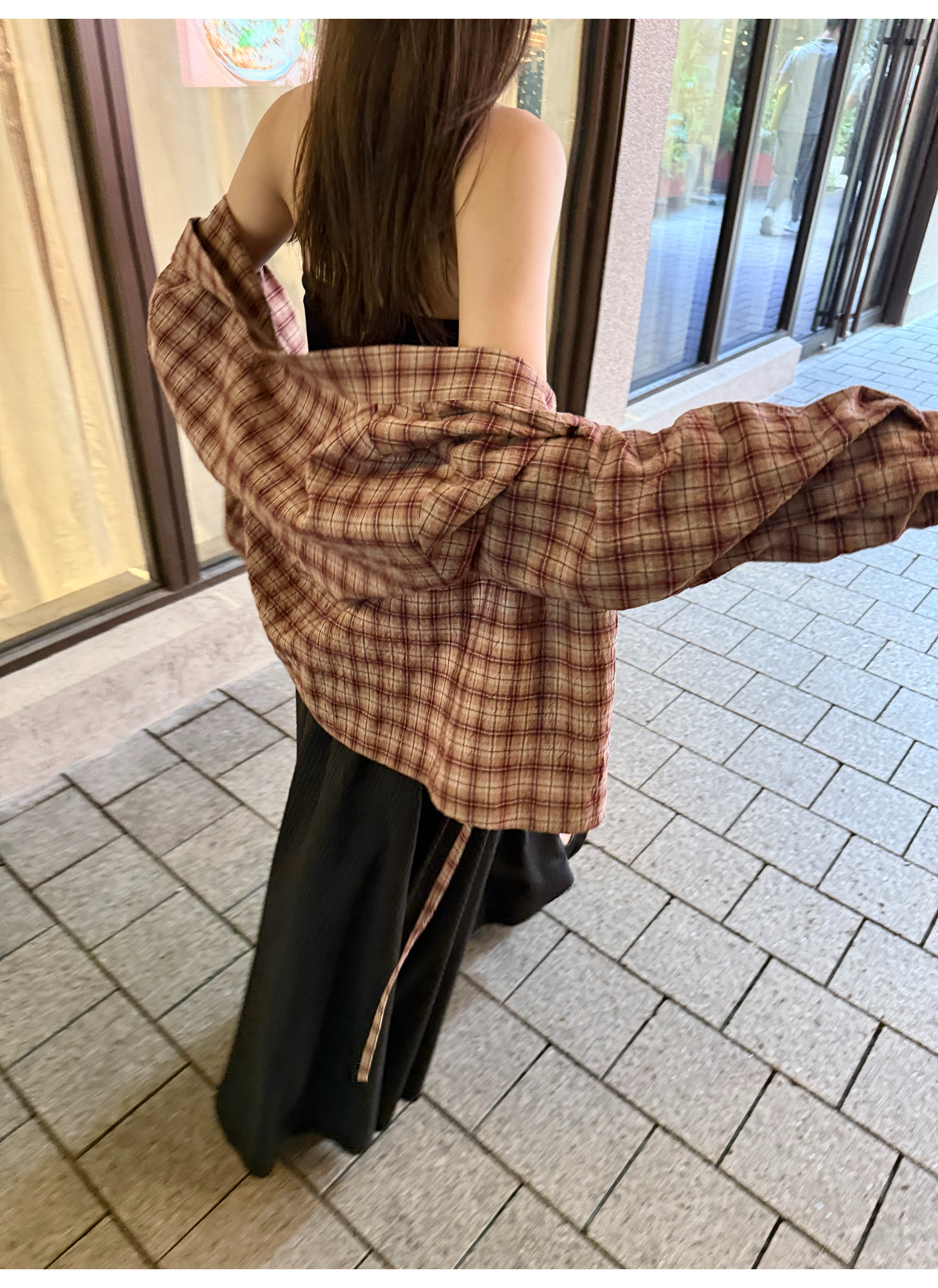 LelyMooch ローブ風リラックスカーデ  LEM211