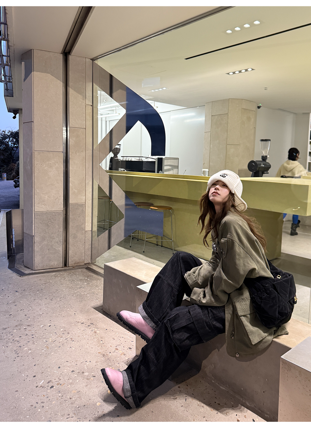 LelyMooch ヴィンテージ風クロスボタンワークジャケット  LEM262