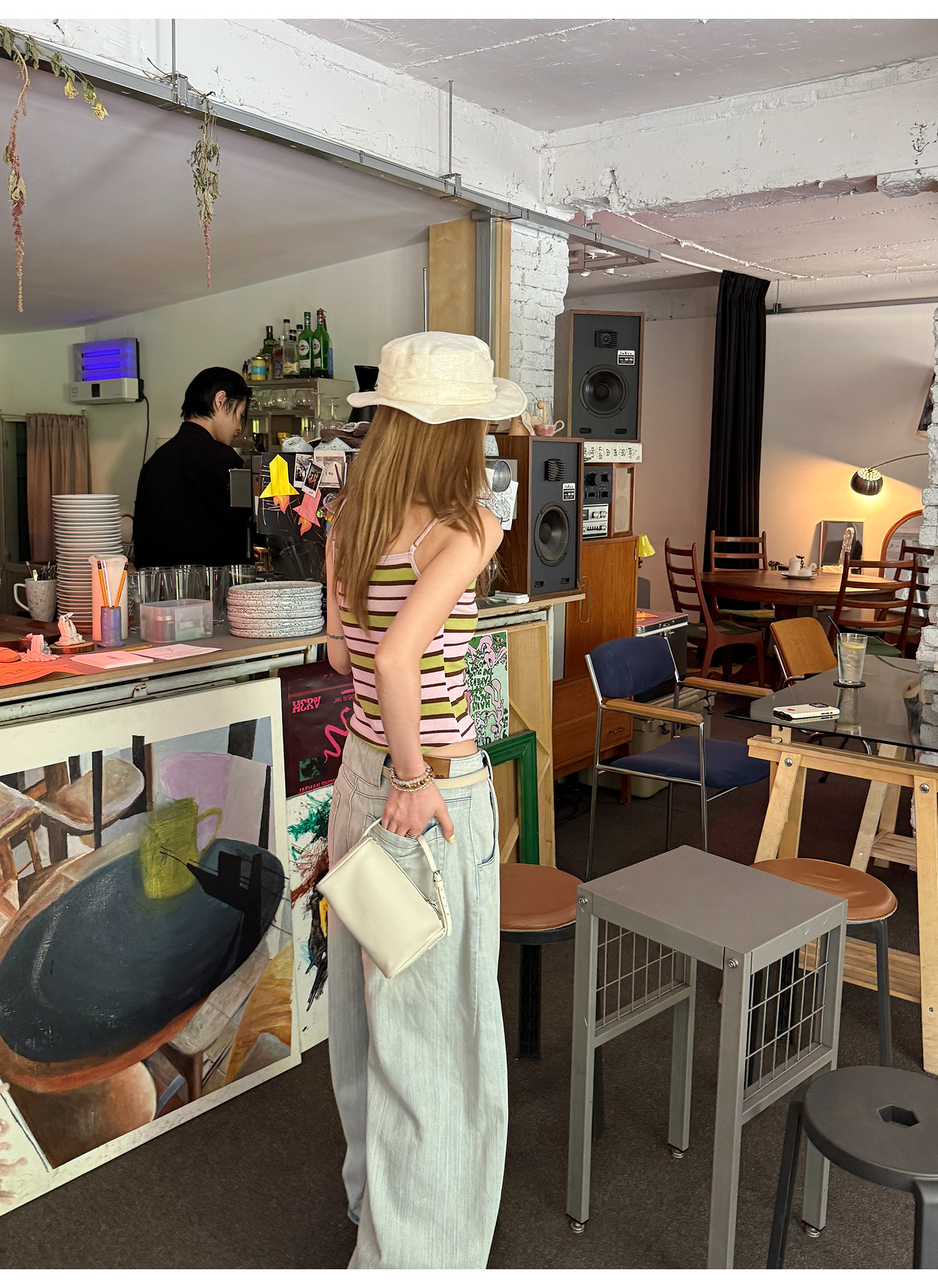 LelyMooch グァバ・ストライプキャミ  LEM164