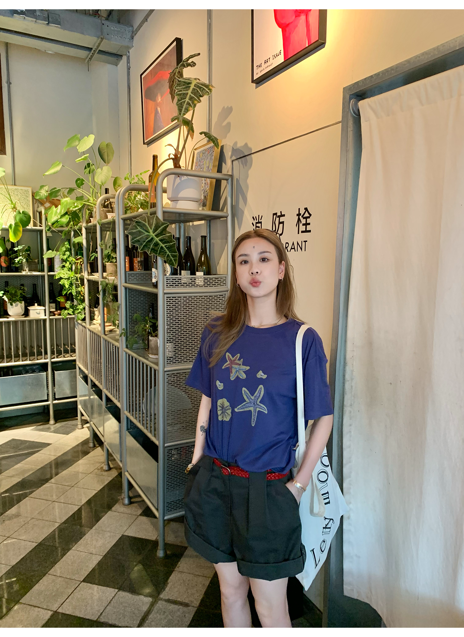 LelyMooch 楽ちん×細見え！2WAYロールアップショーパン  LEM161