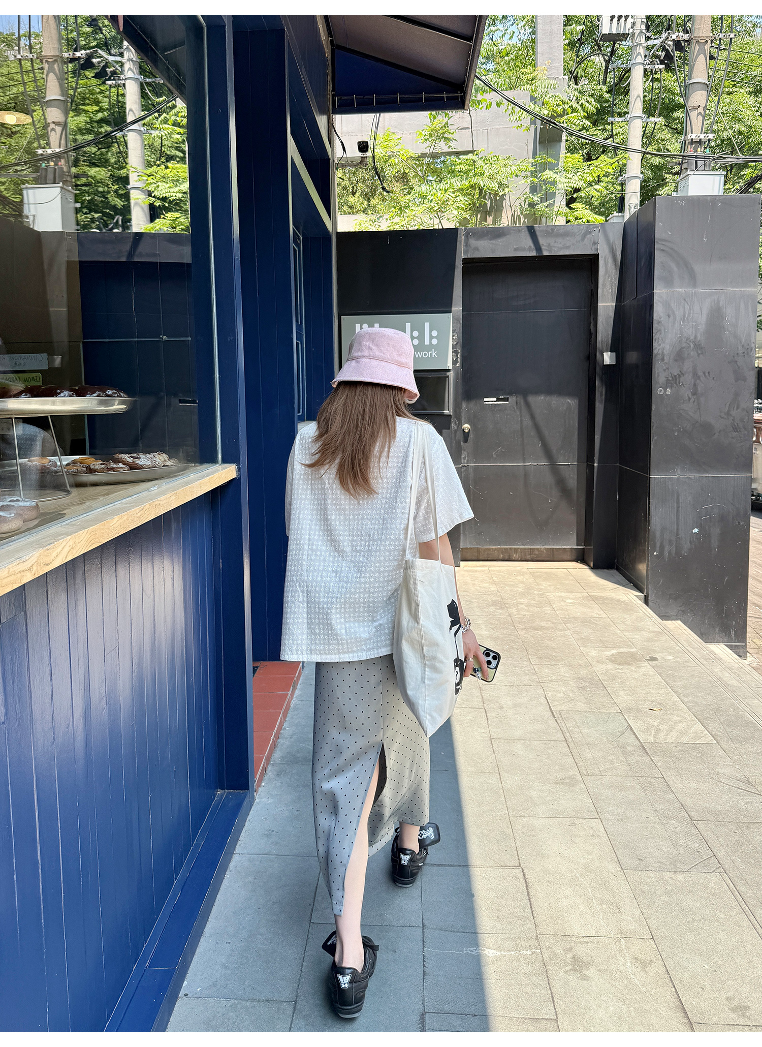 LelyMooch レース花柄コットンシャツ  LEM192