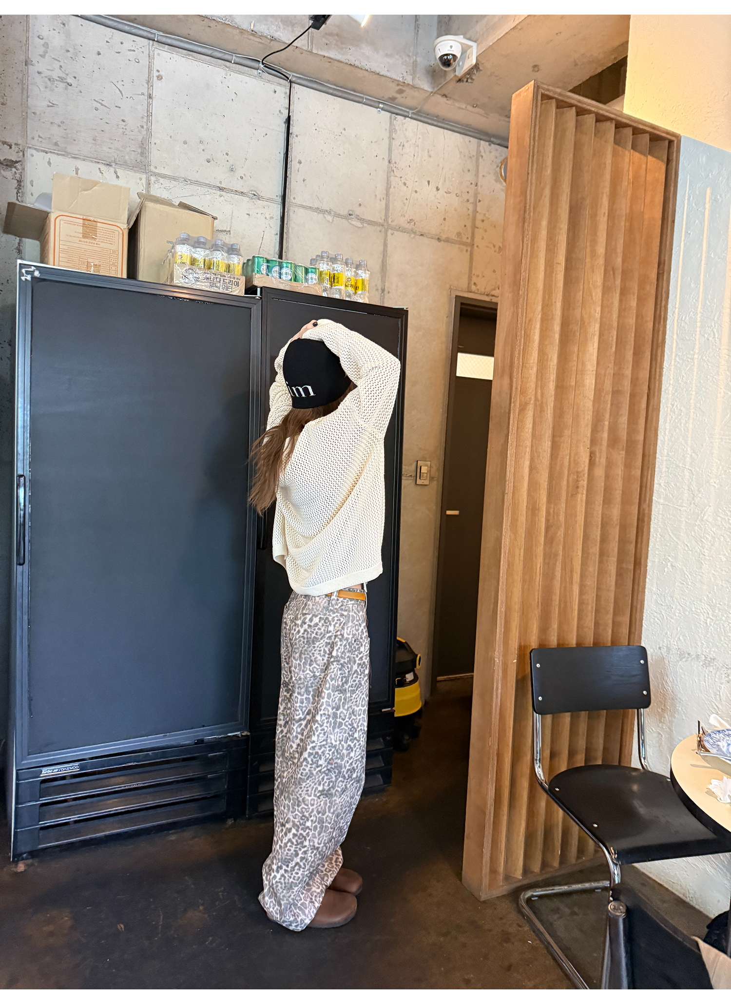 LelyMooch ゆるニットフリンジカーディガン  LEM249