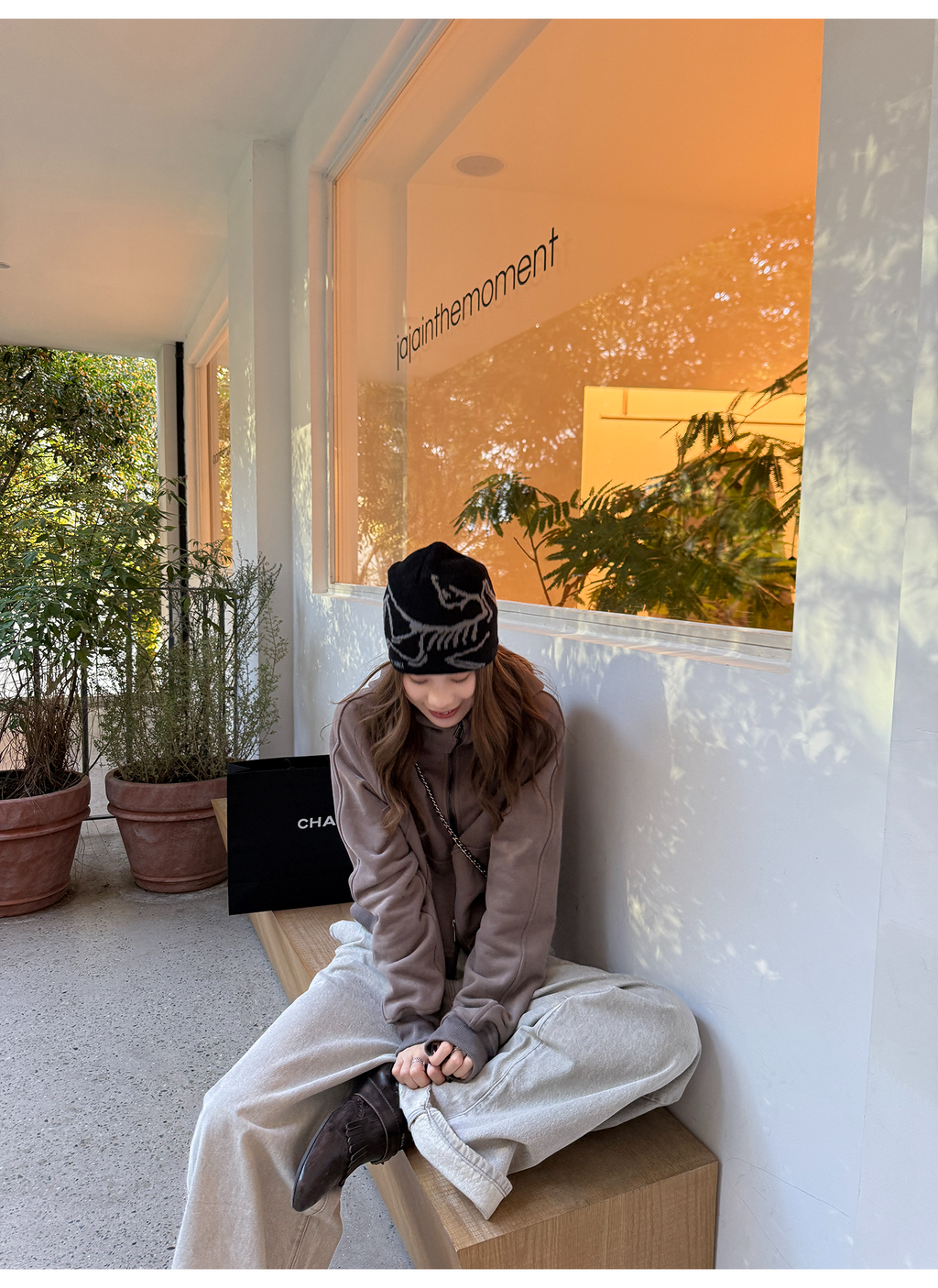 LelyMooch 韓ストムード アッシュホワイトデニム  LEM270