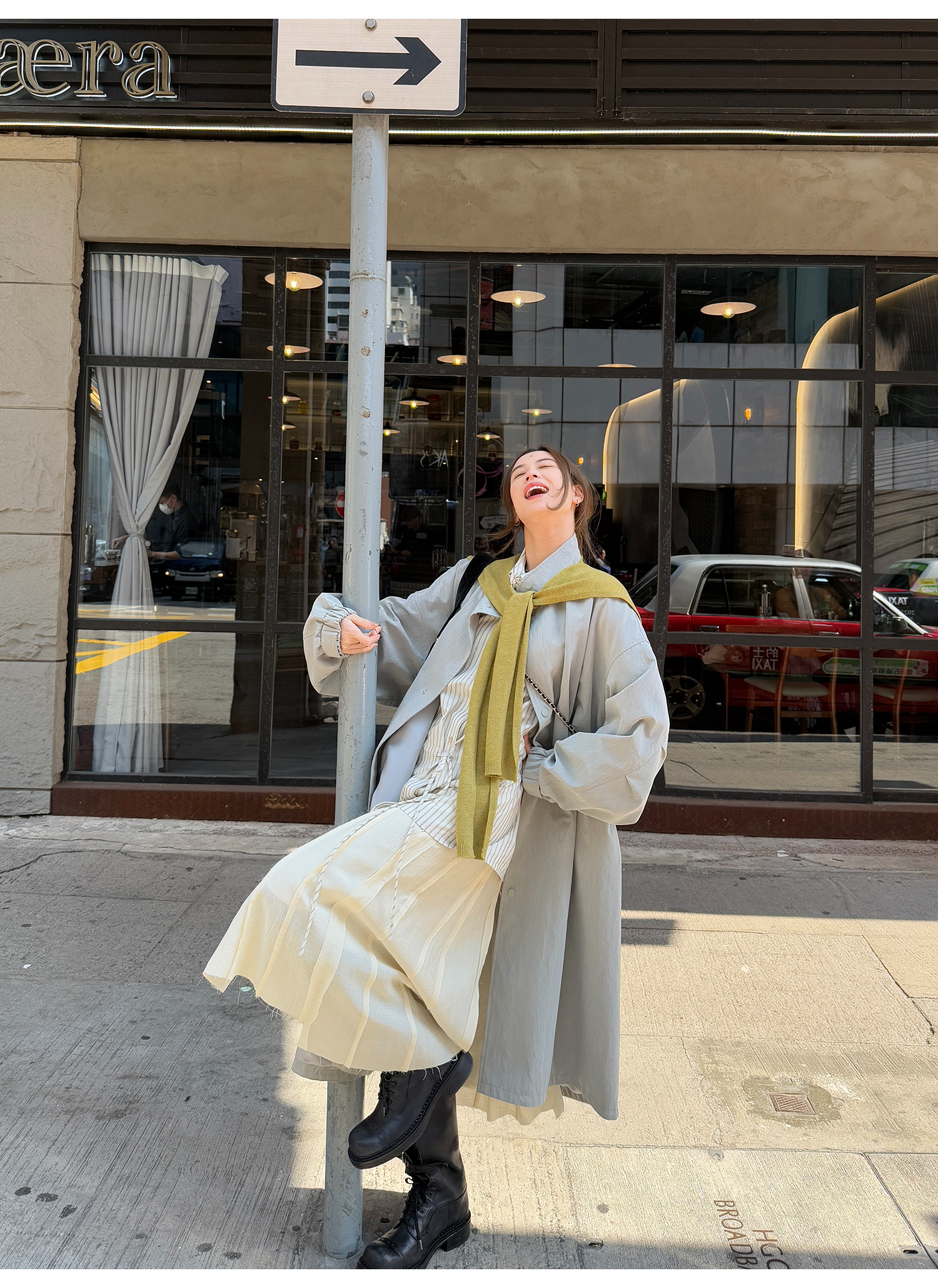 LelyMooch High Waist Uneven Skirt LEM090