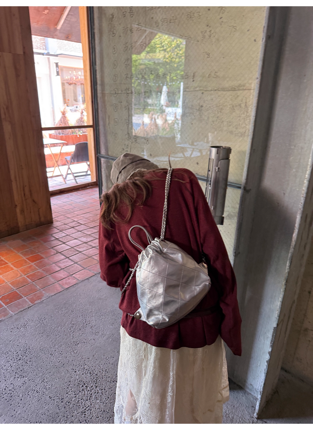 LelyMooch 刺繍ハートのベロアロンT　LEM241