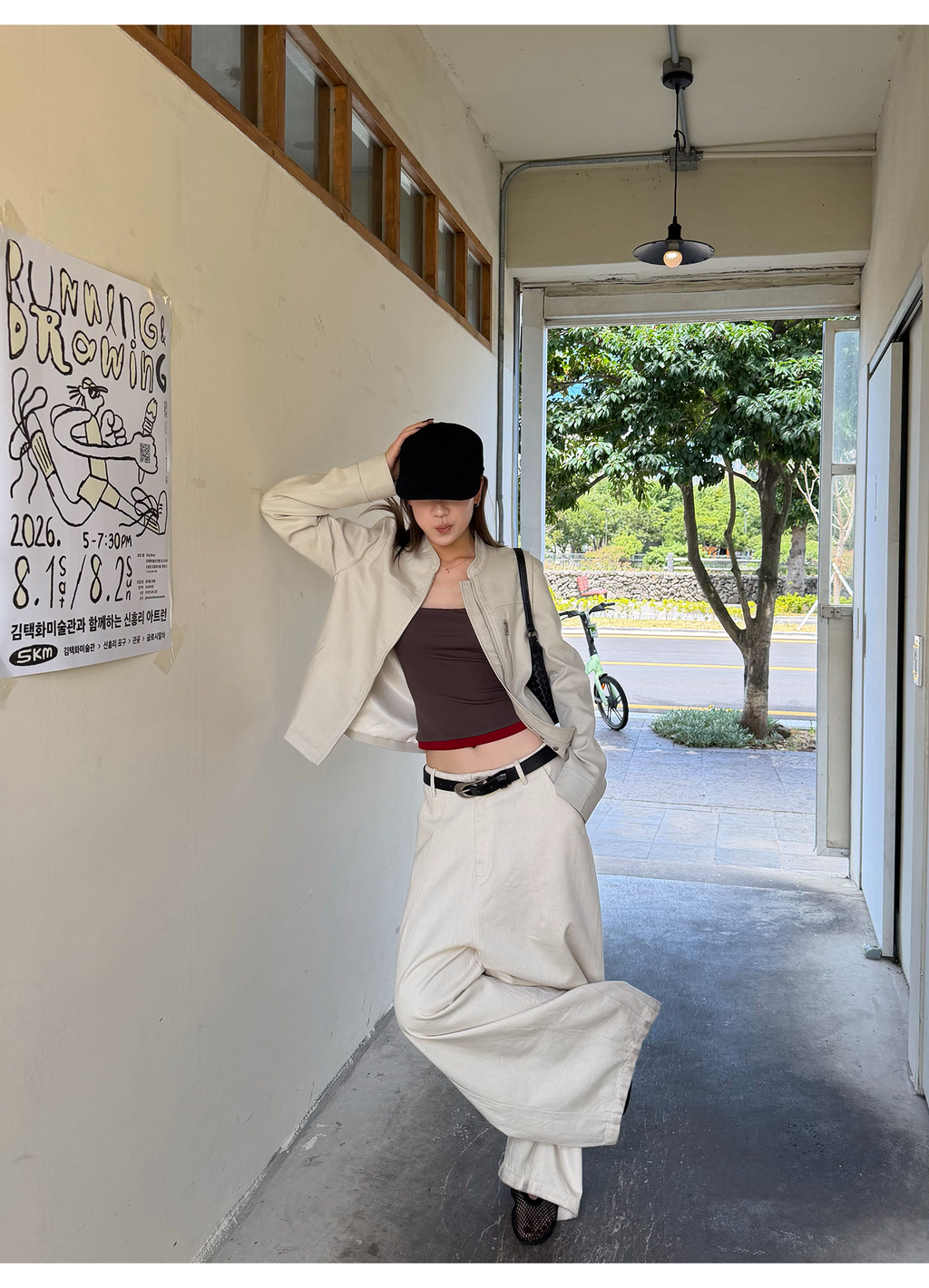 LelyMooch 裾配色ニットタンク  LEM388