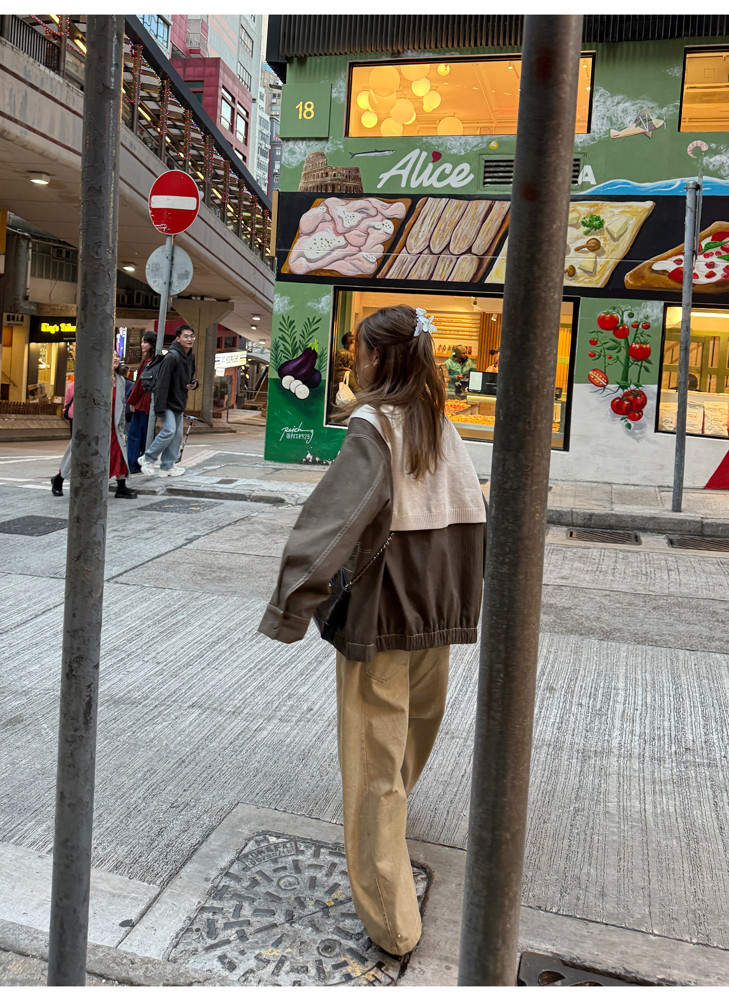 LelyMooch knee tuck long pants LEM075