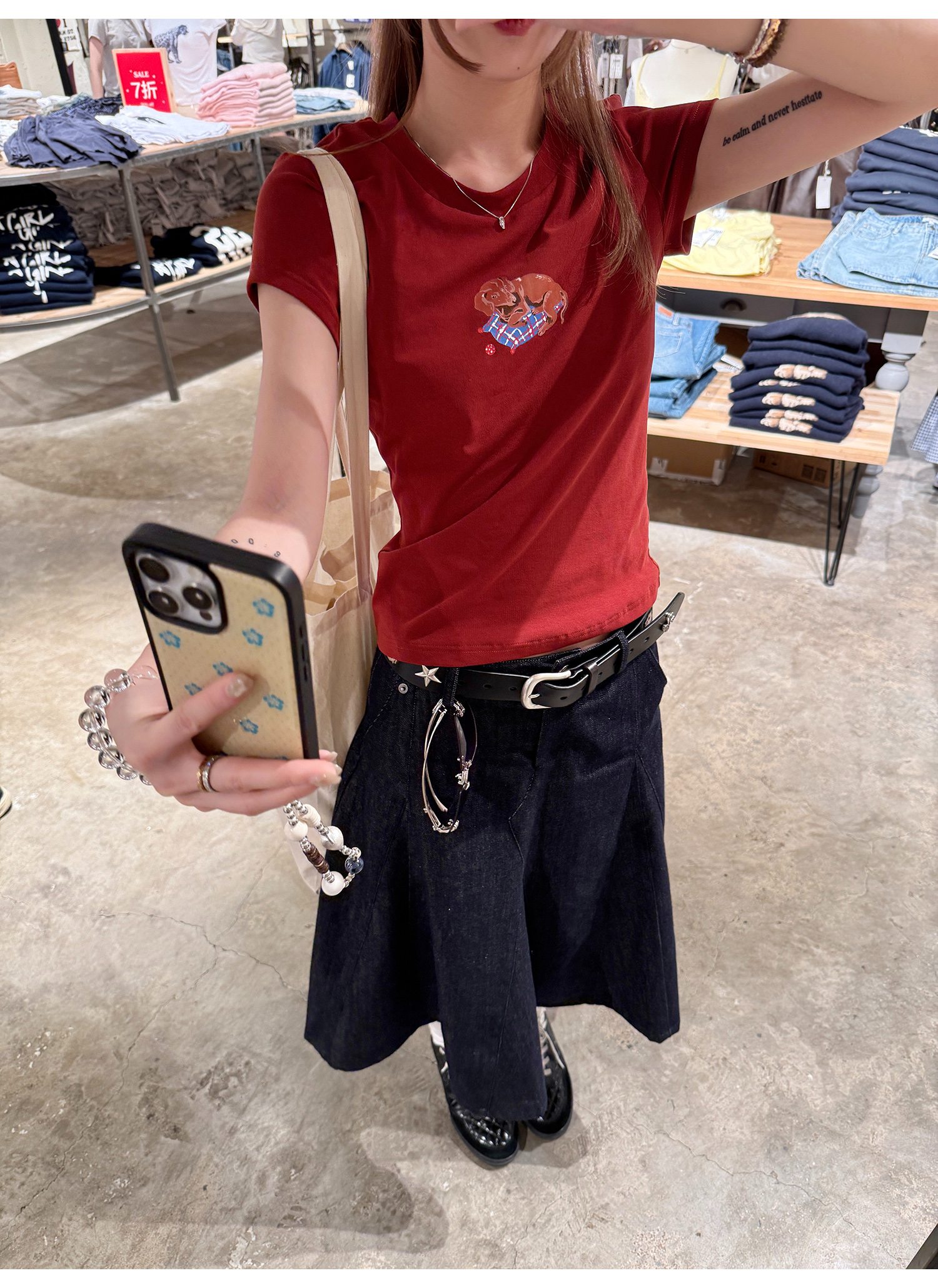 LelyMooch 赤いダックスT🐶  LEM193