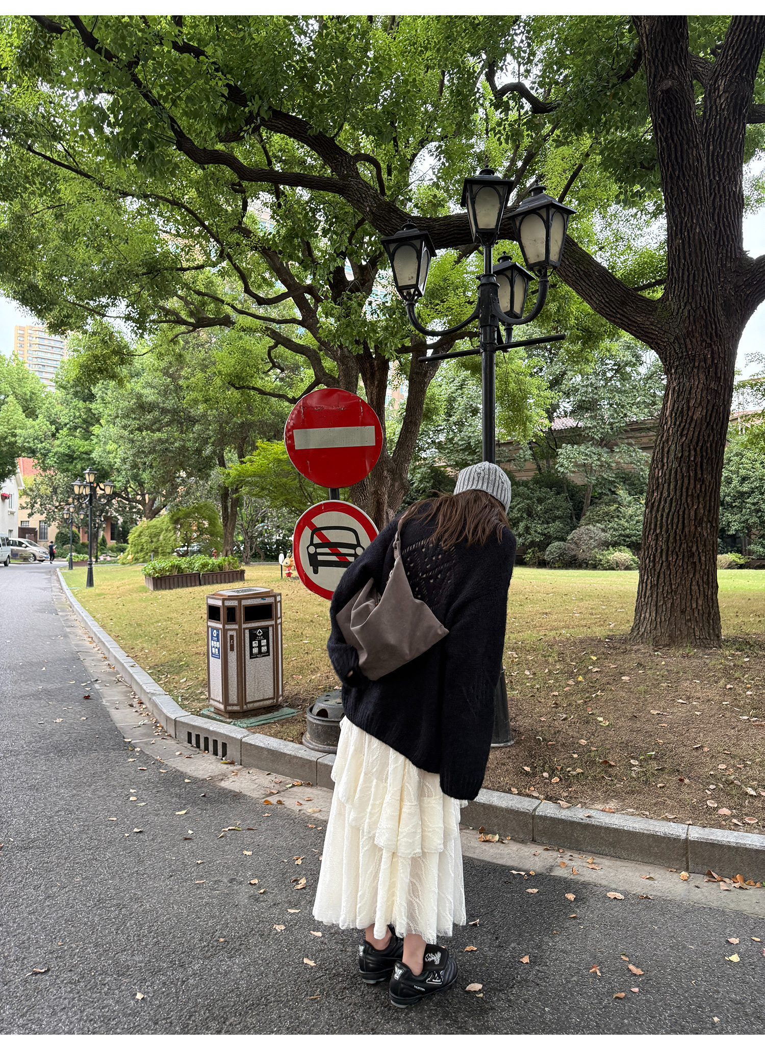 LelyMooch 3段レーススカート フェミニン  LEM220