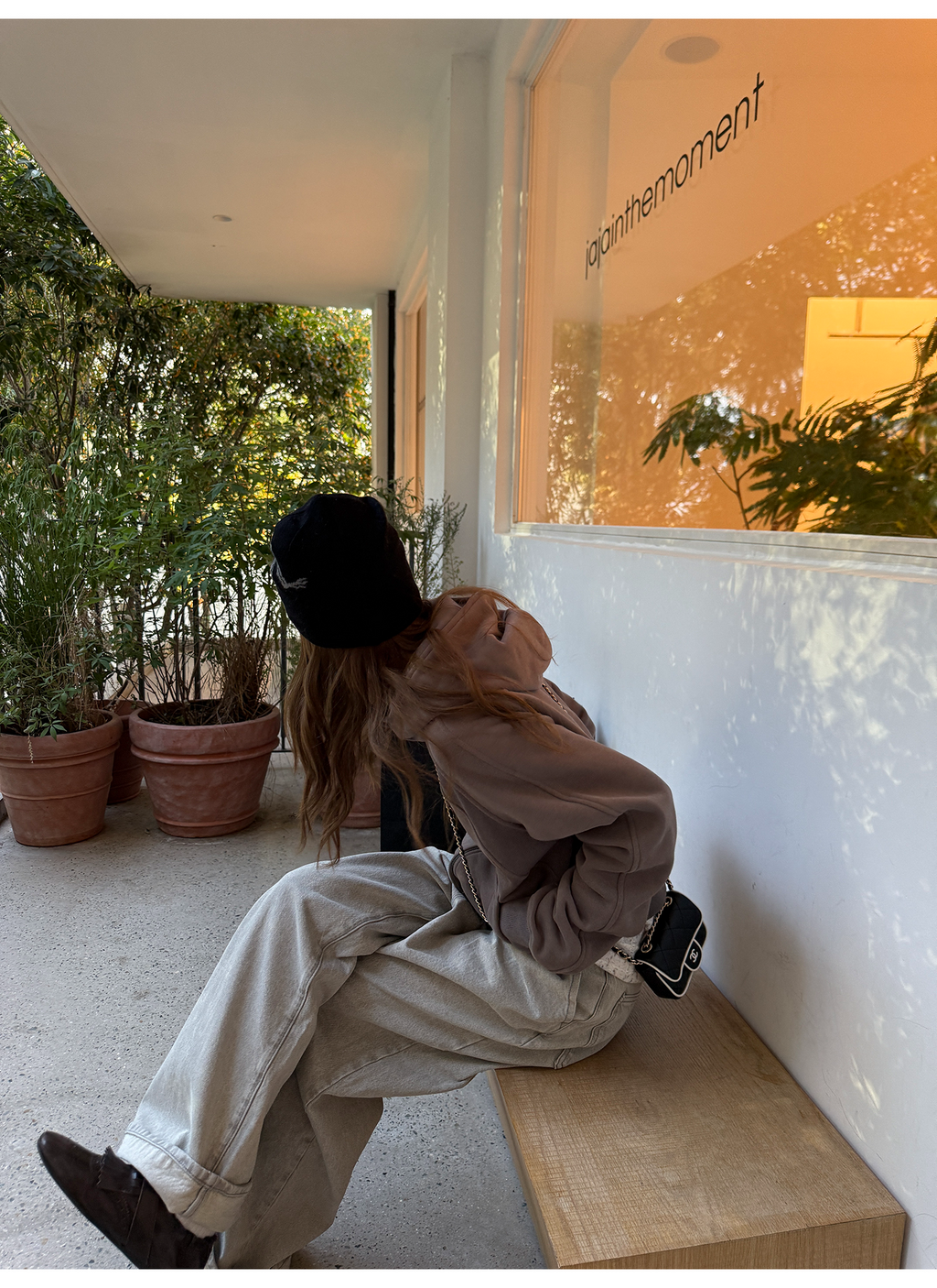 LelyMooch 裏起毛ジップアップフーディー　LEM275