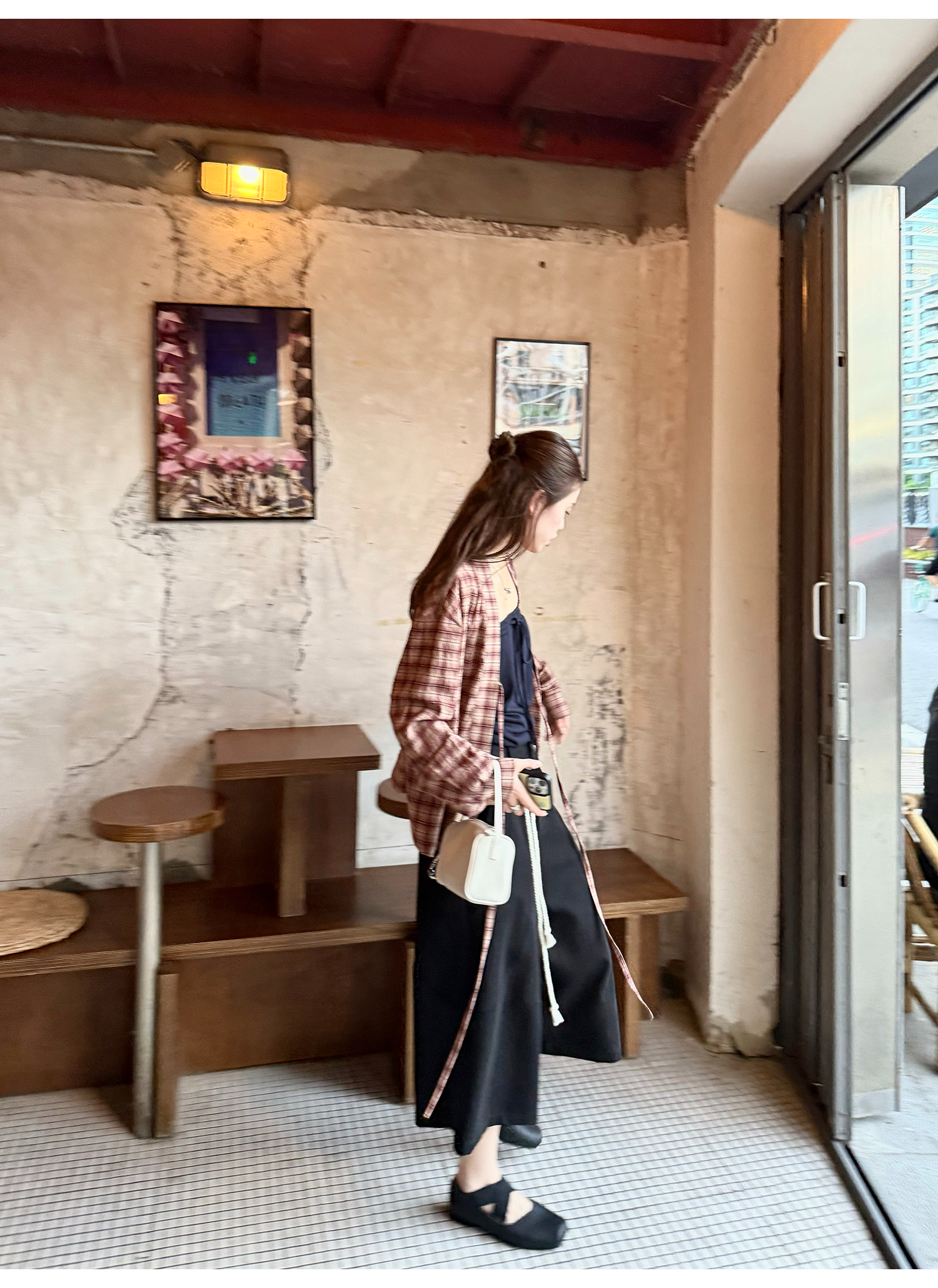 LelyMooch ローブ風リラックスカーデ  LEM211