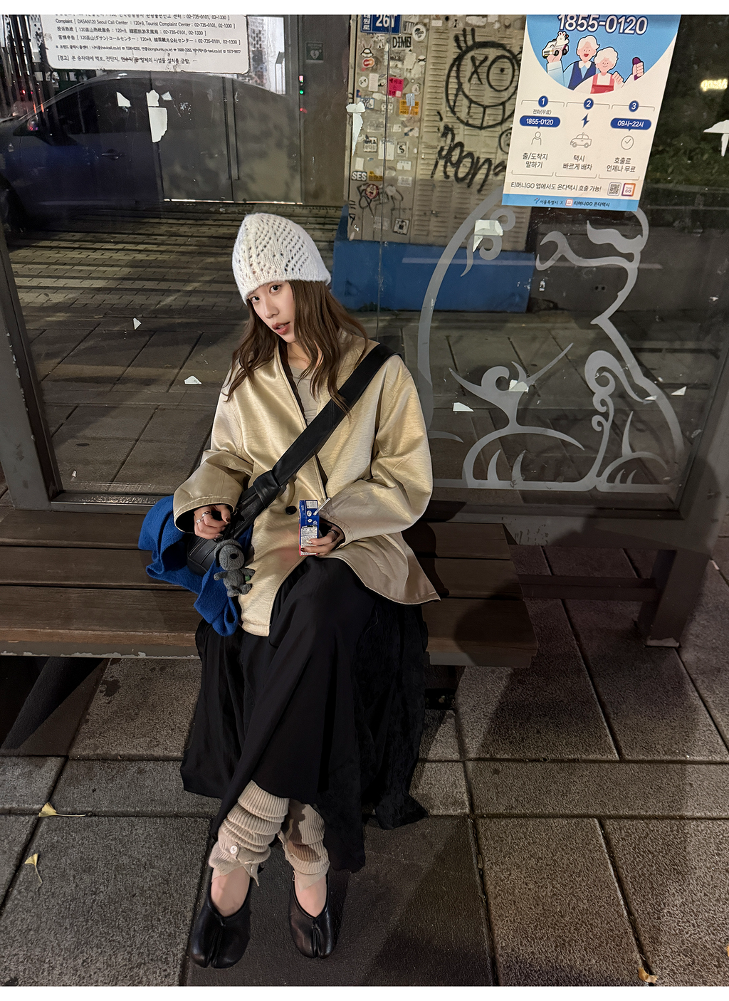 LelyMooch コーデュロイ リバーシブル中綿コート  LEM265