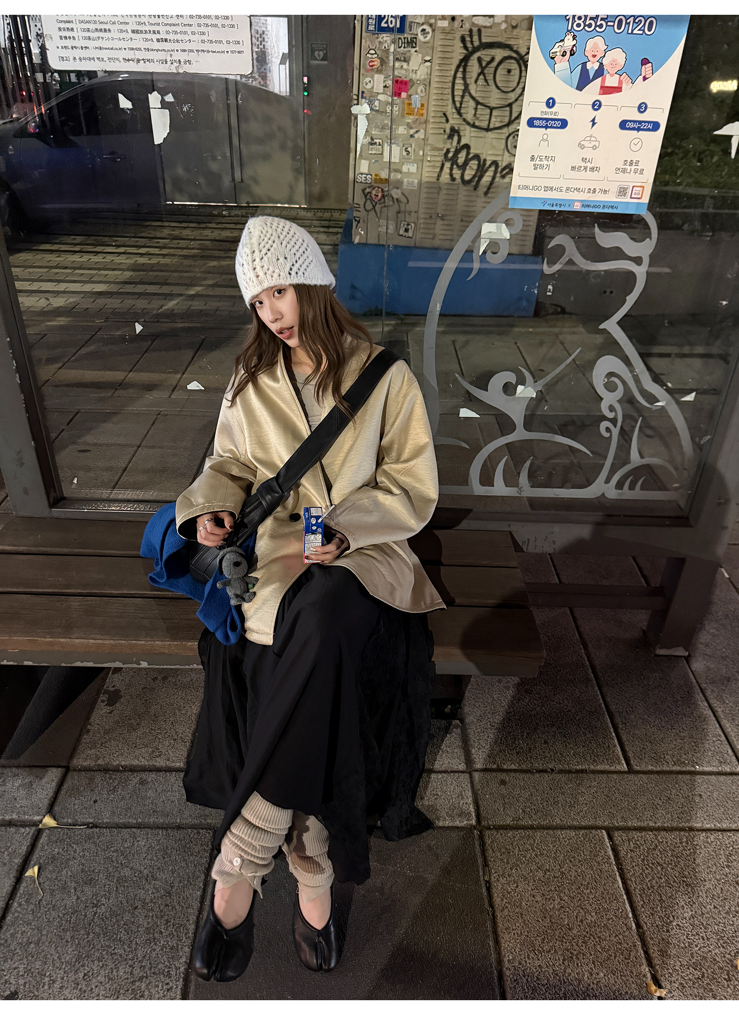 LelyMooch コーデュロイ リバーシブル中綿コート  LEM265