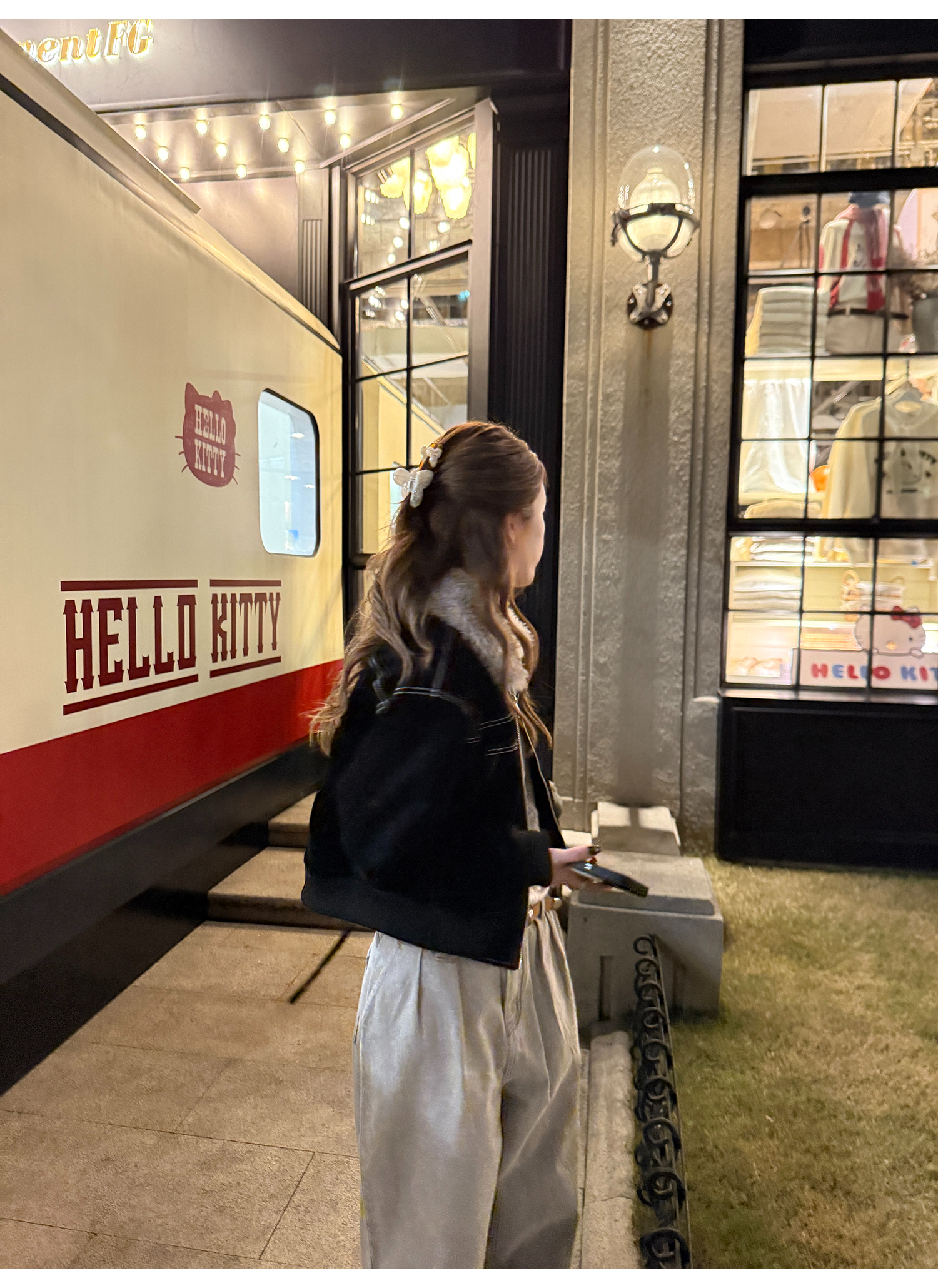 LelyMooch ステッチライン ファージャケット  LEM274