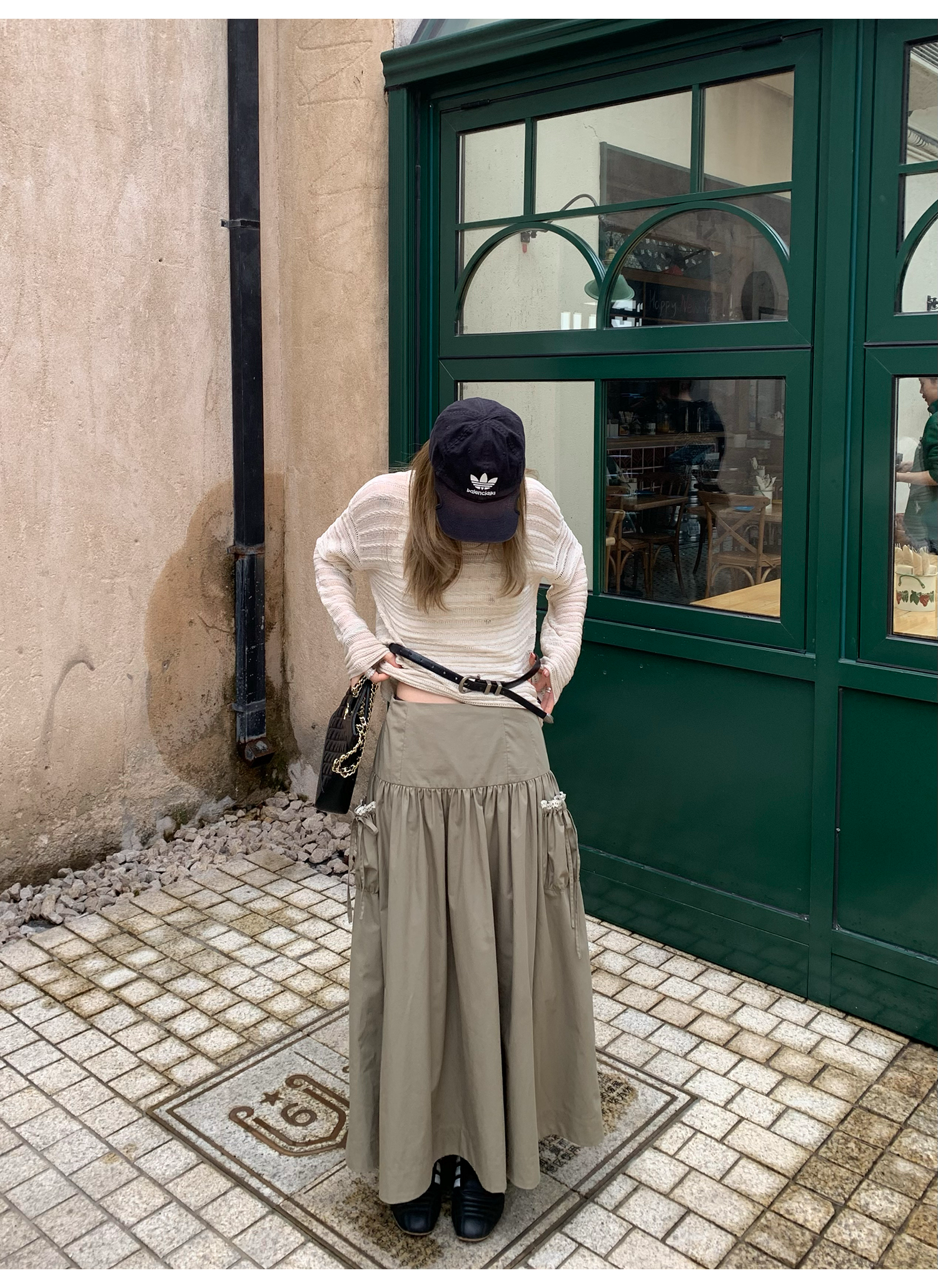 LelyMooch  薄手ニット 透かし感 レーヨン×リネン LEM127