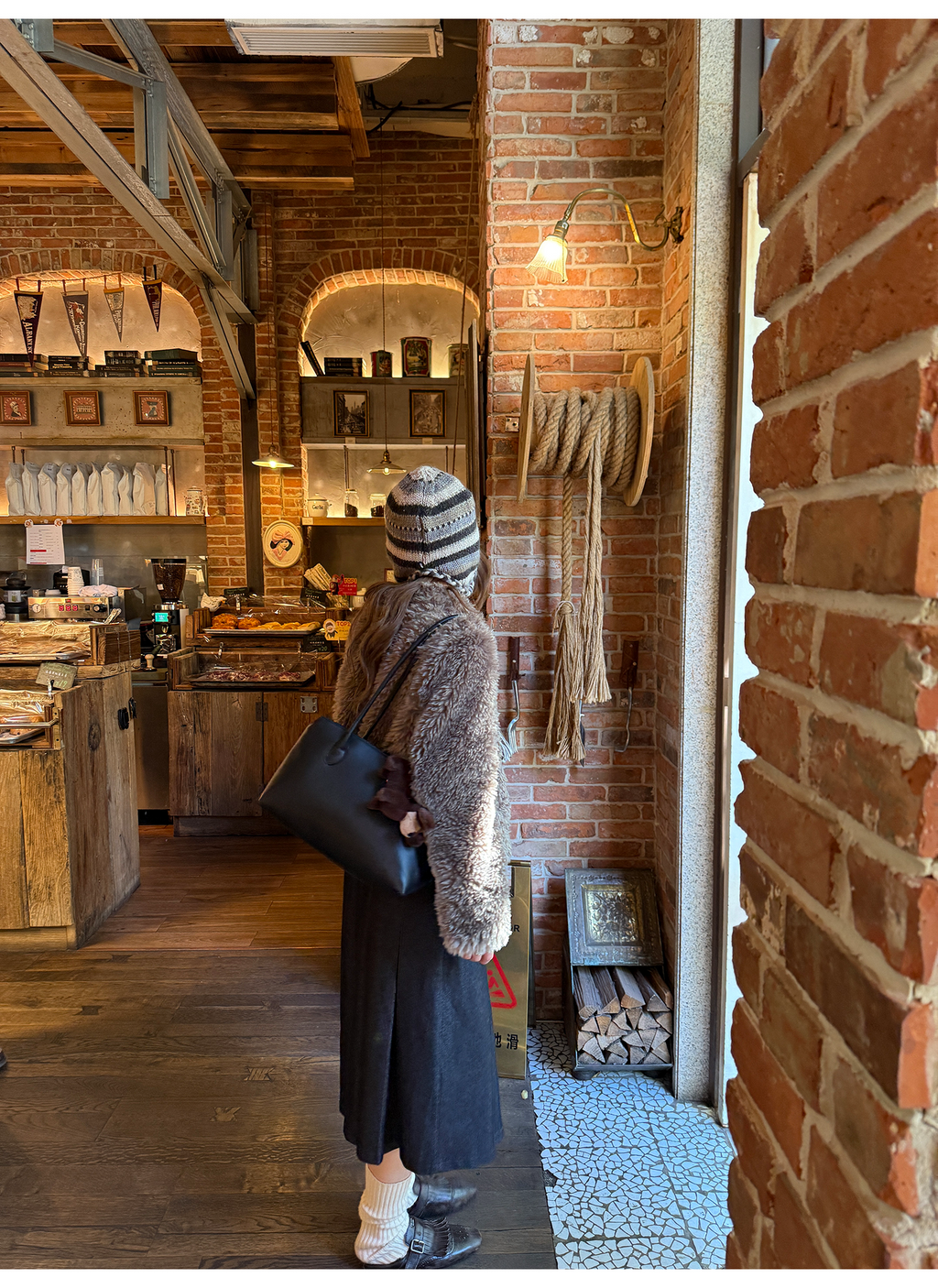 LelyMooch もこもこボアフードコート  LEM269